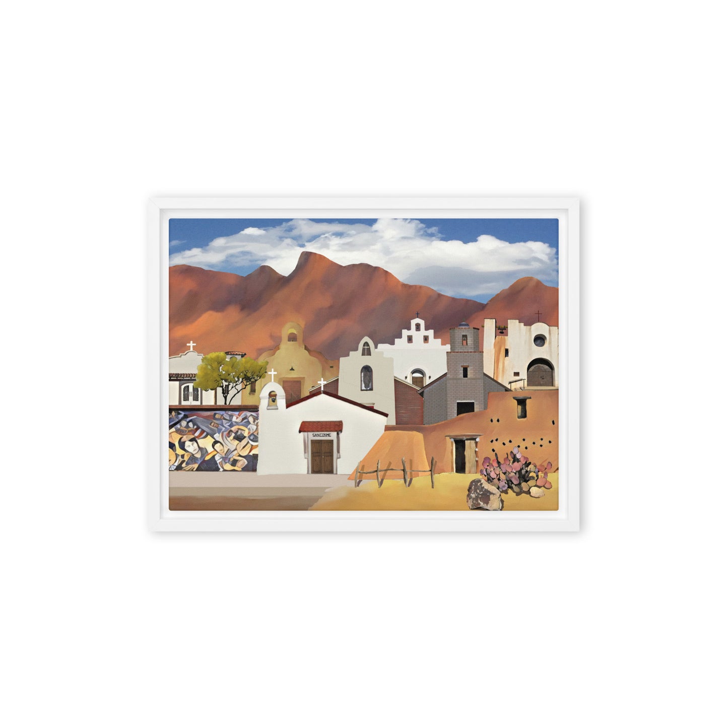 Churches, Chapels & Missions by Mike Berren | Framed canvas