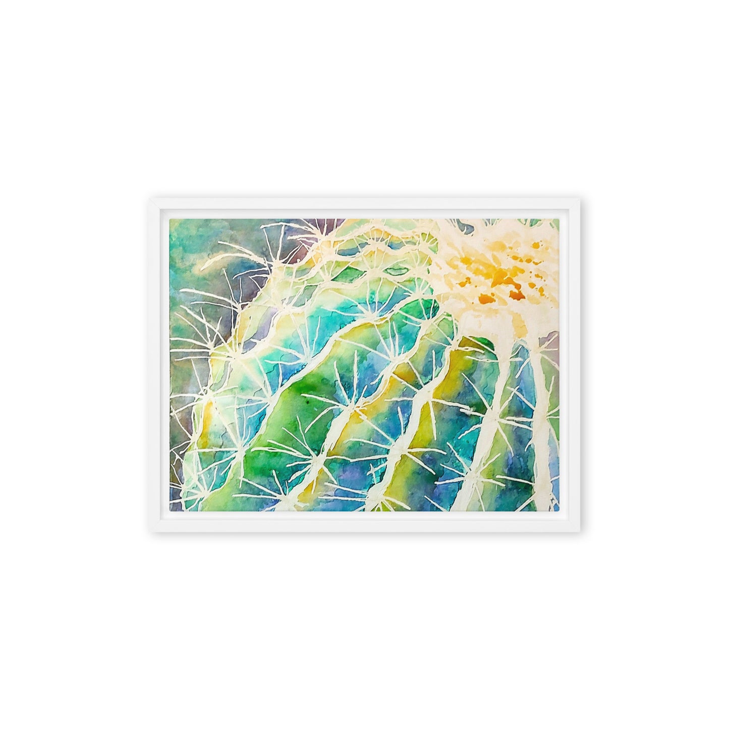 Mutilated Cactus by Lara Somers | Framed canvas