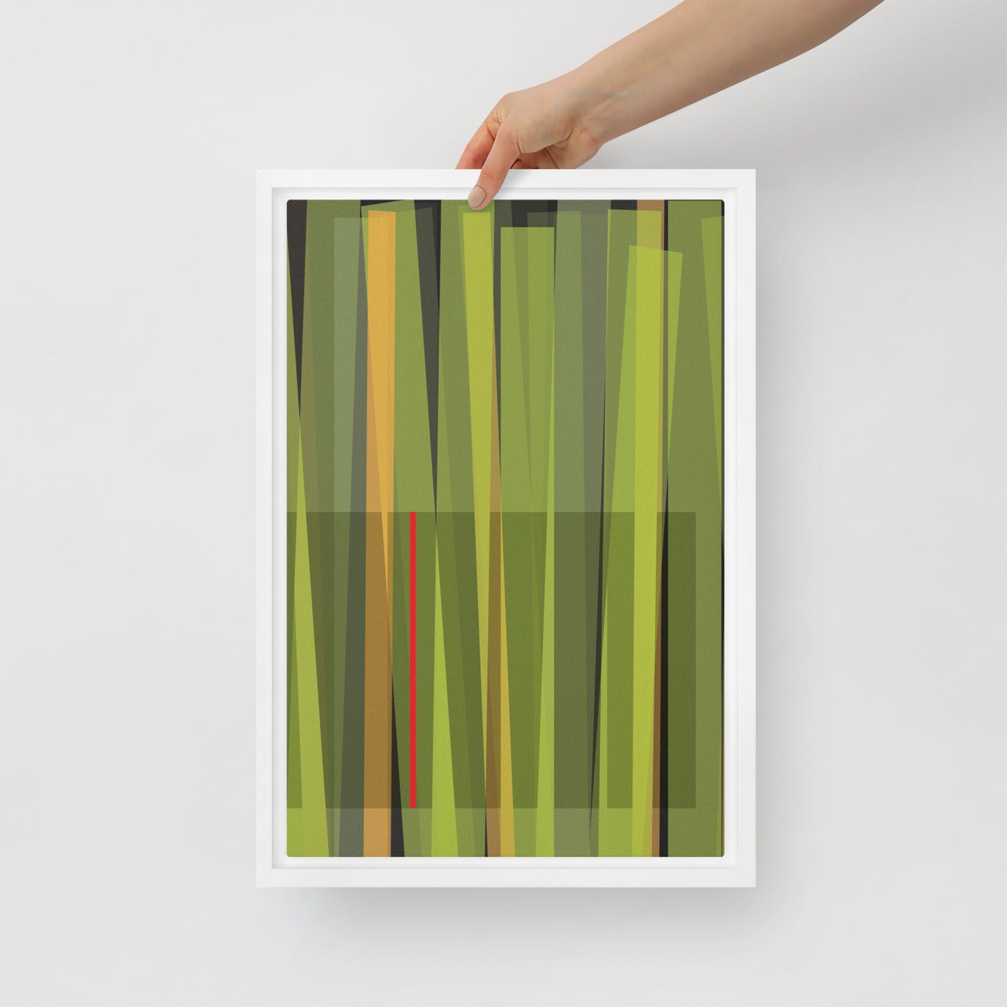 Piano Grass by Damon Leverett | Framed canvas