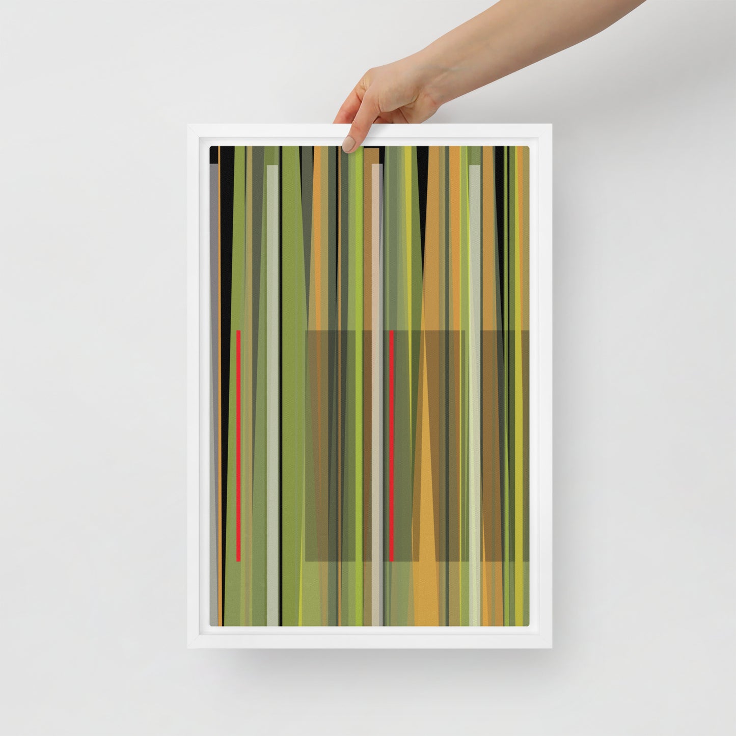 Piano Grass by Damon Leverett | Framed canvas