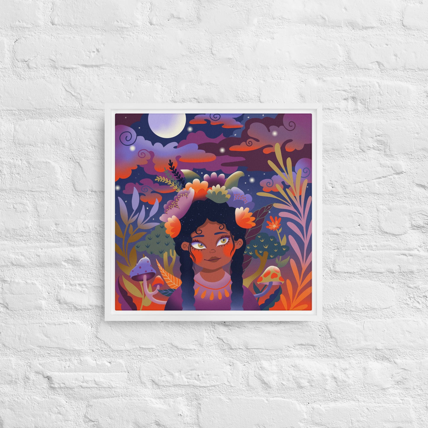 Big Little Dreams by Jessica Gonzales | Framed Canvas Print