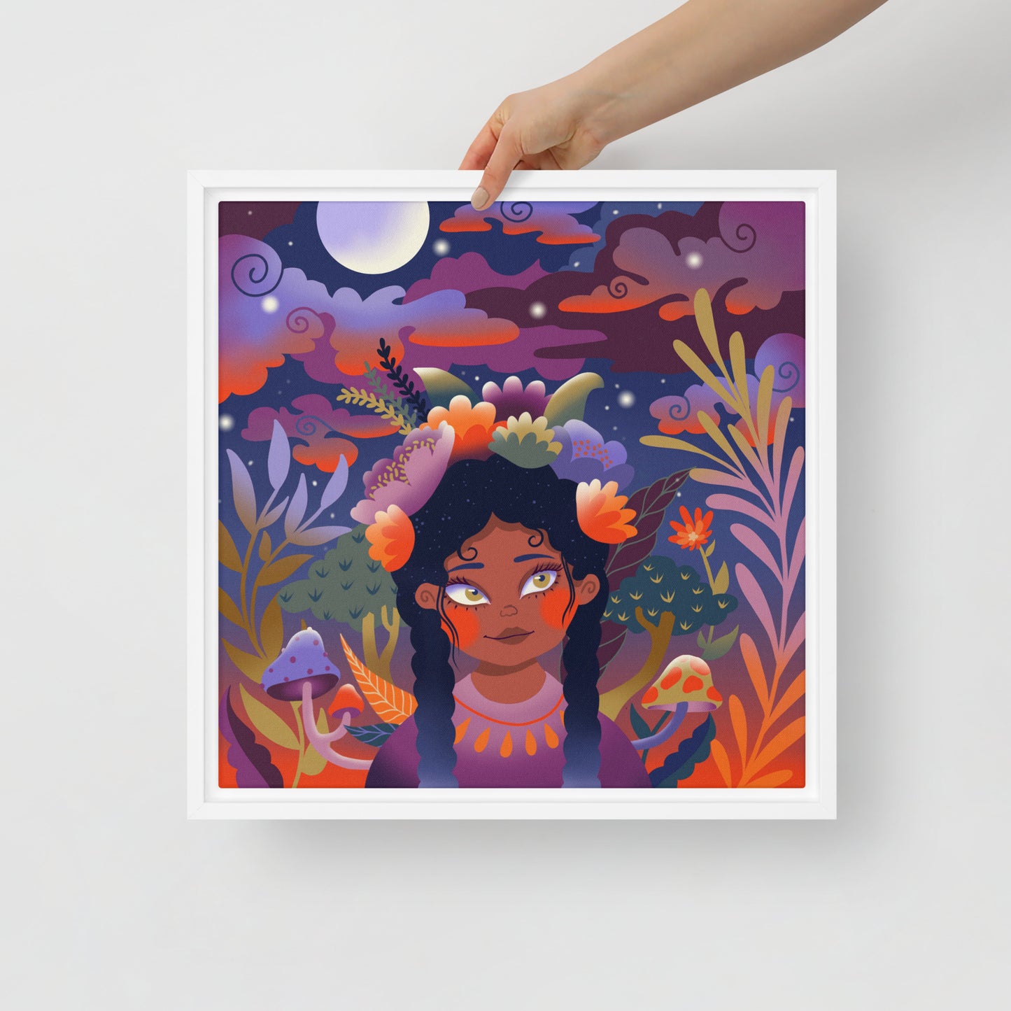 Big Little Dreams by Jessica Gonzales | Framed Canvas Print