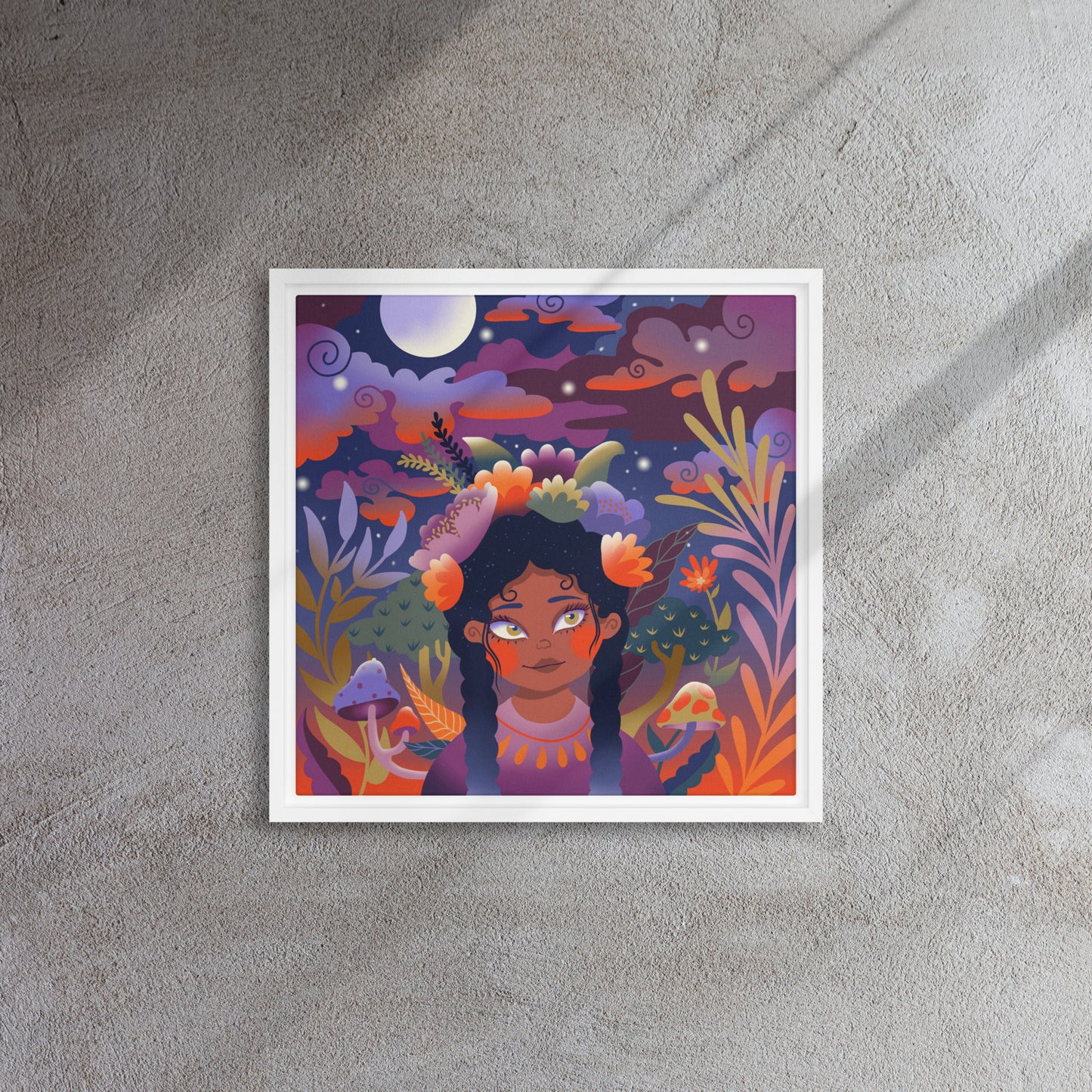 Big Little Dreams by Jessica Gonzales | Framed Canvas Print