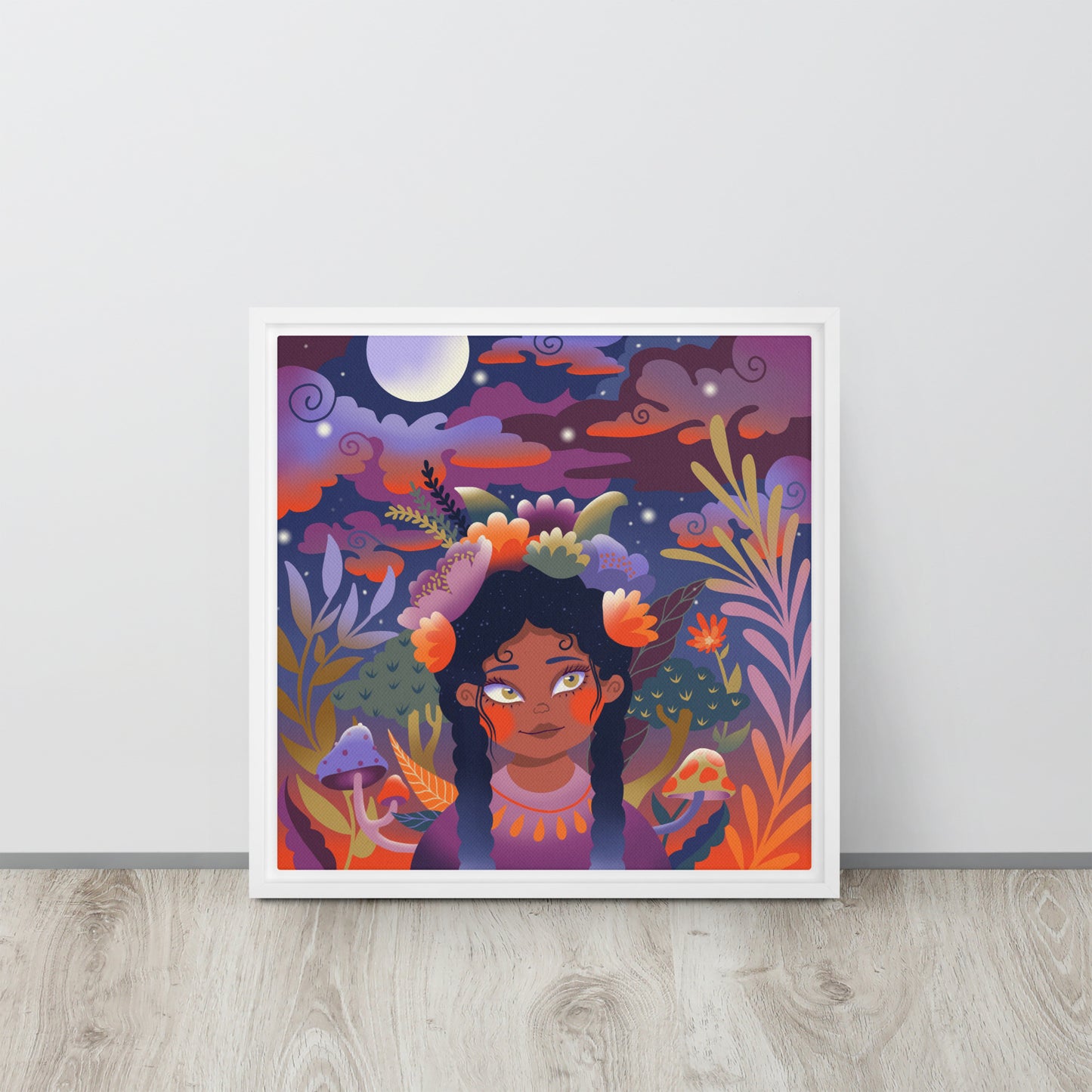 Big Little Dreams by Jessica Gonzales | Framed Canvas Print