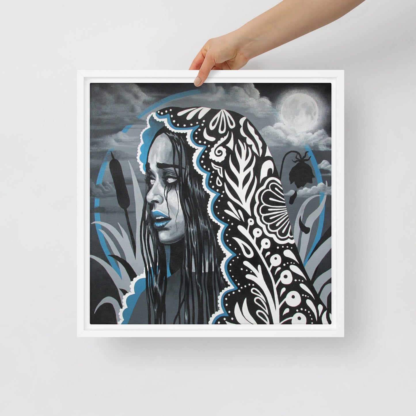 La Llorona by Jessica Gonzales | Framed canvas