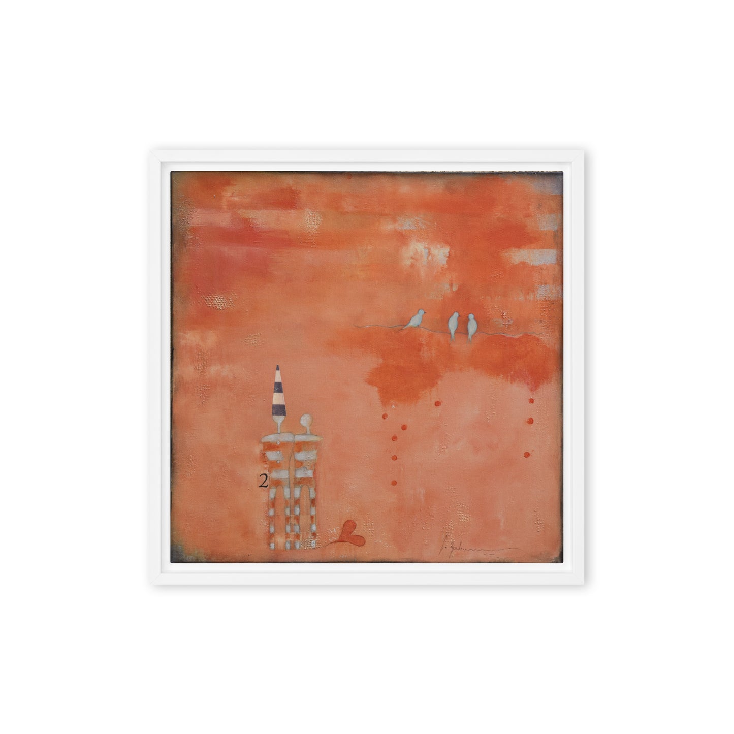 Forever by Christine Zabramny | Framed canvas