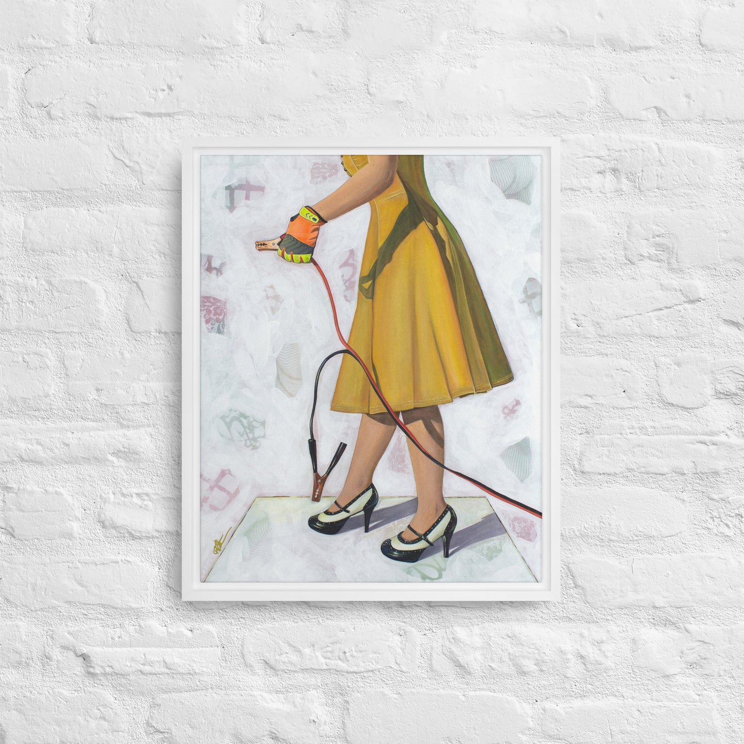 Self Starter by Kathleen Arthur | Framed canvas