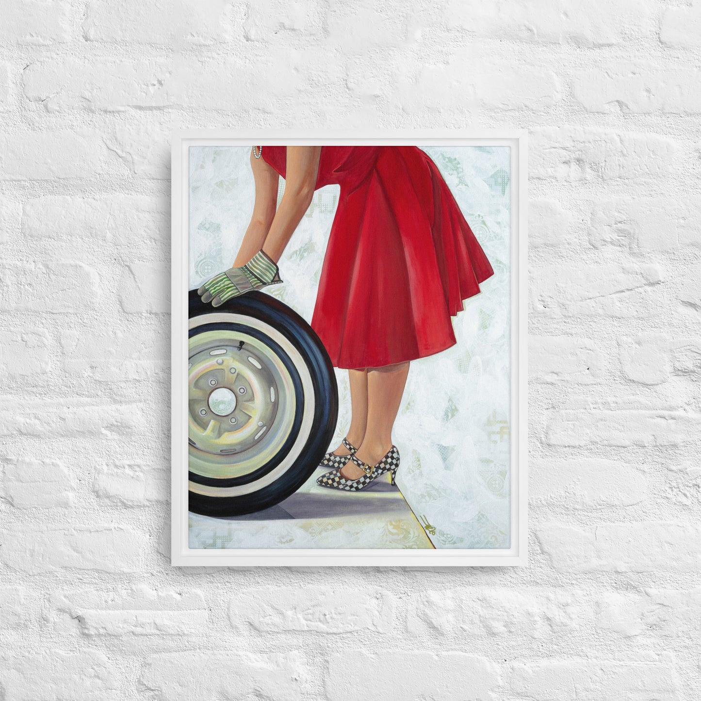 Street Smart by Kathleen Arthur | Framed canvas