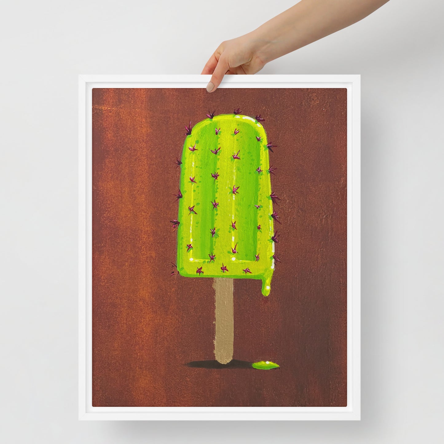 Prickly Pop by Ignacio Garcia | Framed canvas