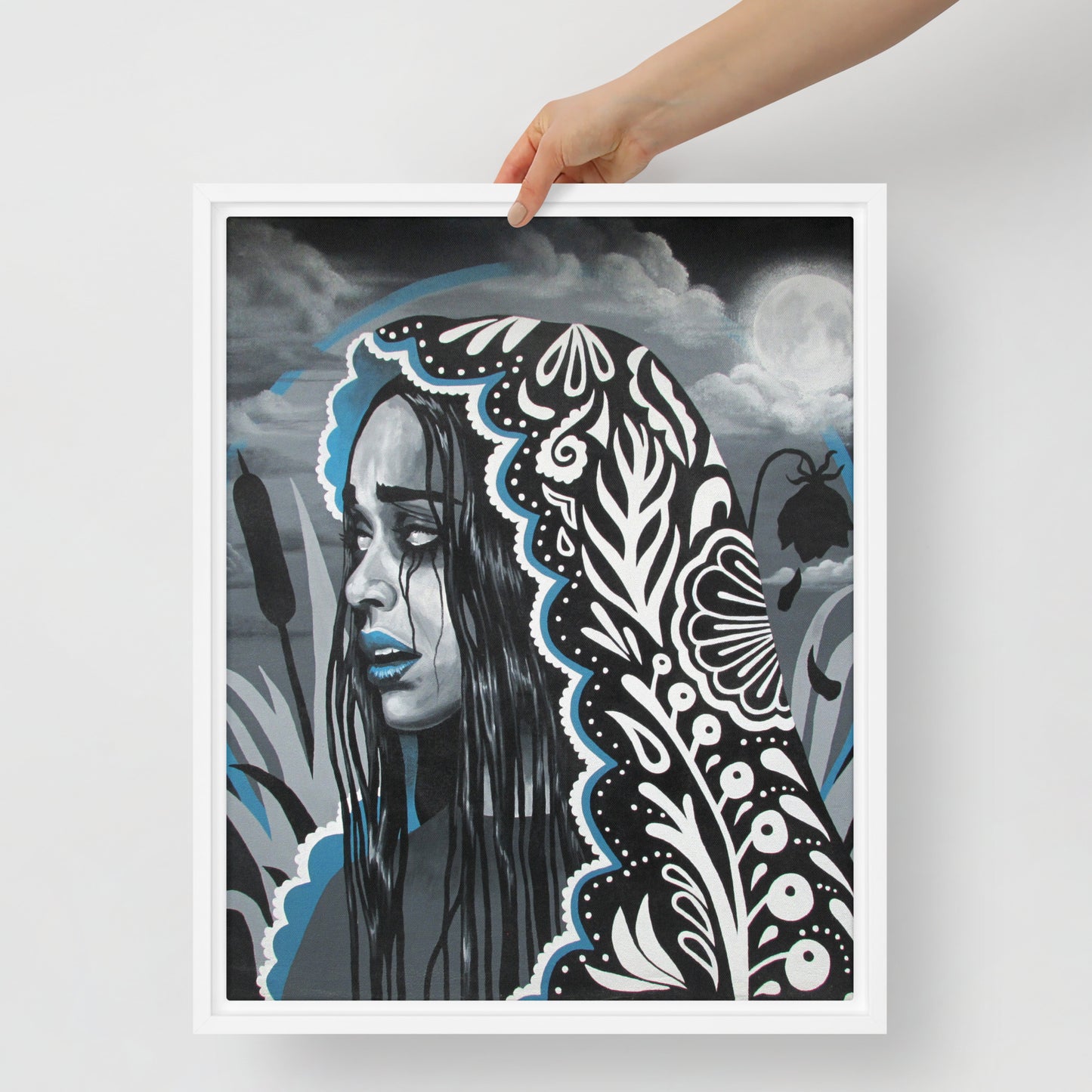 La Llorona by Jessica Gonzales | Framed canvas