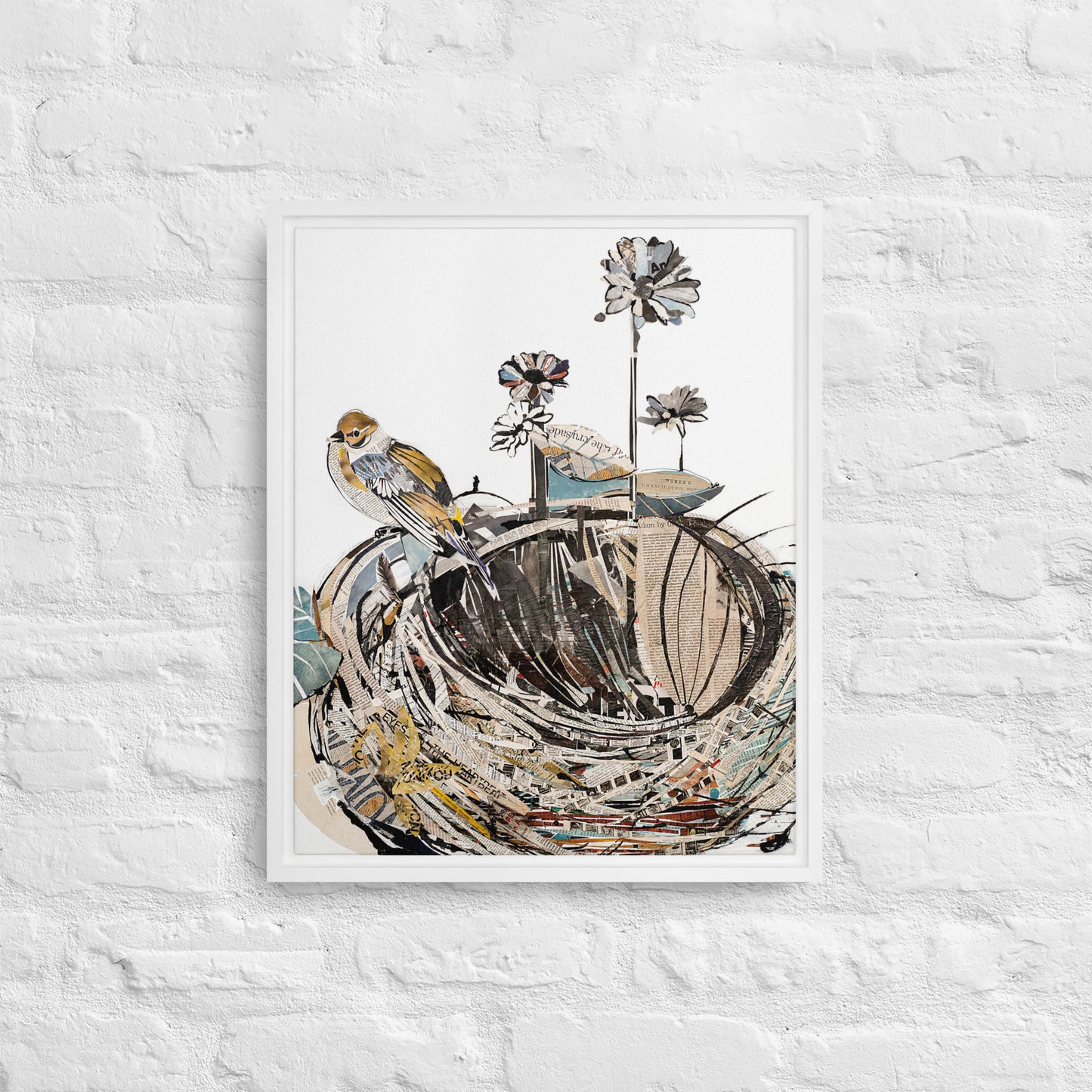 Empty Nest by Amy Bumpus | Framed canvas