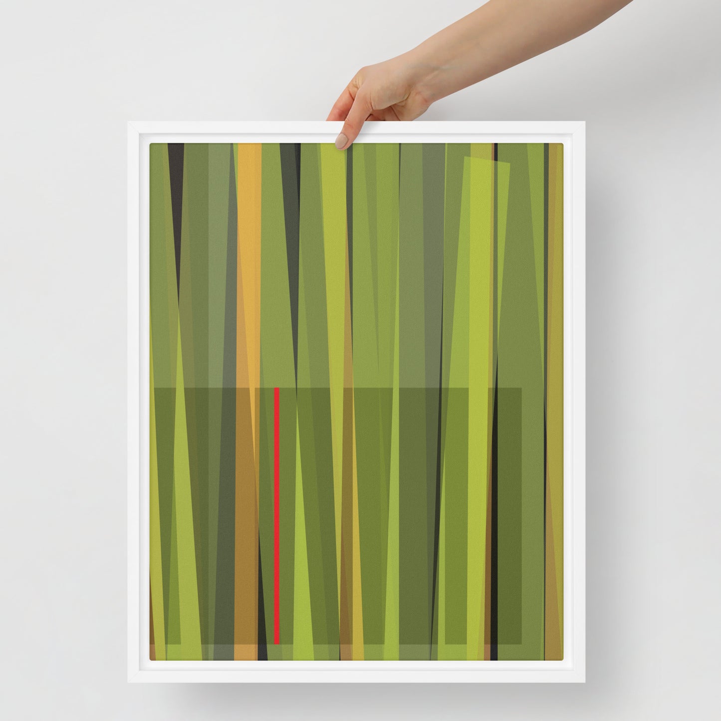 Piano Grass by Damon Leverett | Framed canvas