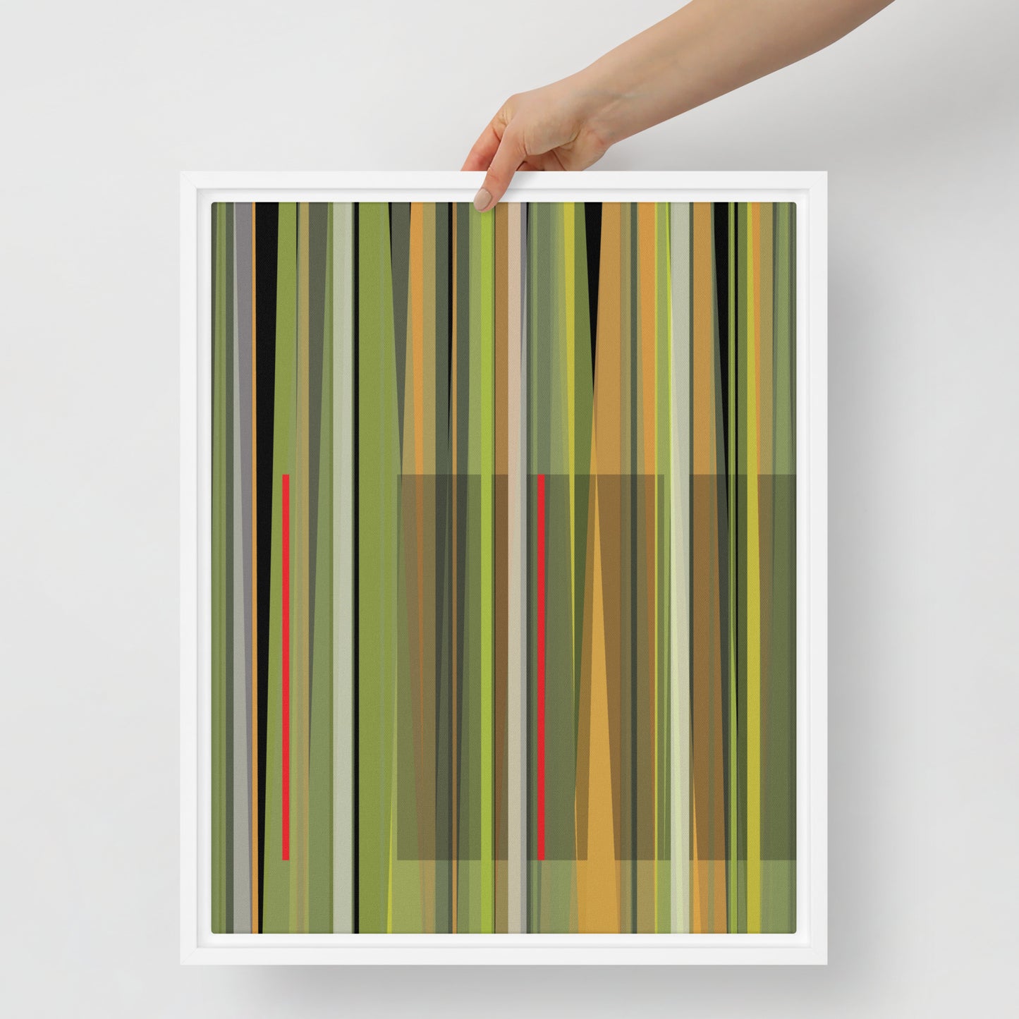 Piano Grass by Damon Leverett | Framed canvas