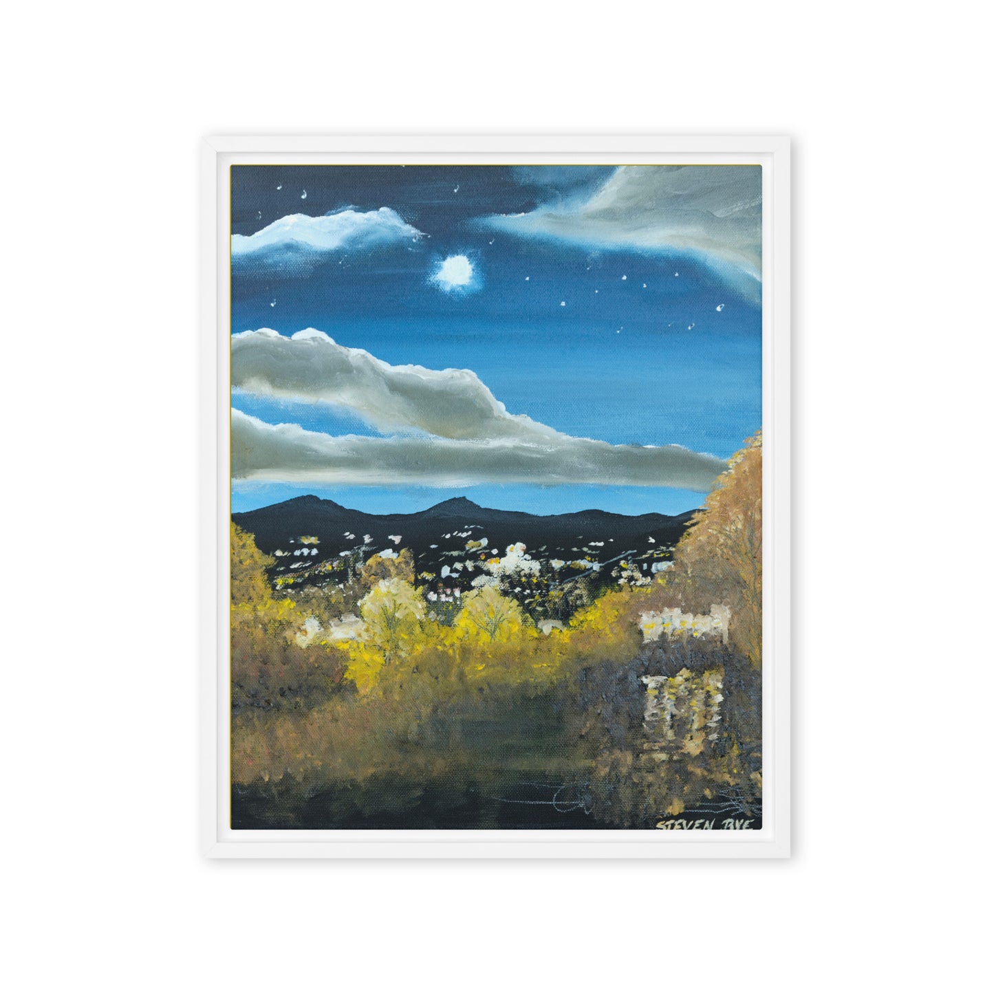 Evening Sky Over Sedona by Steven Bye | Framed canvas