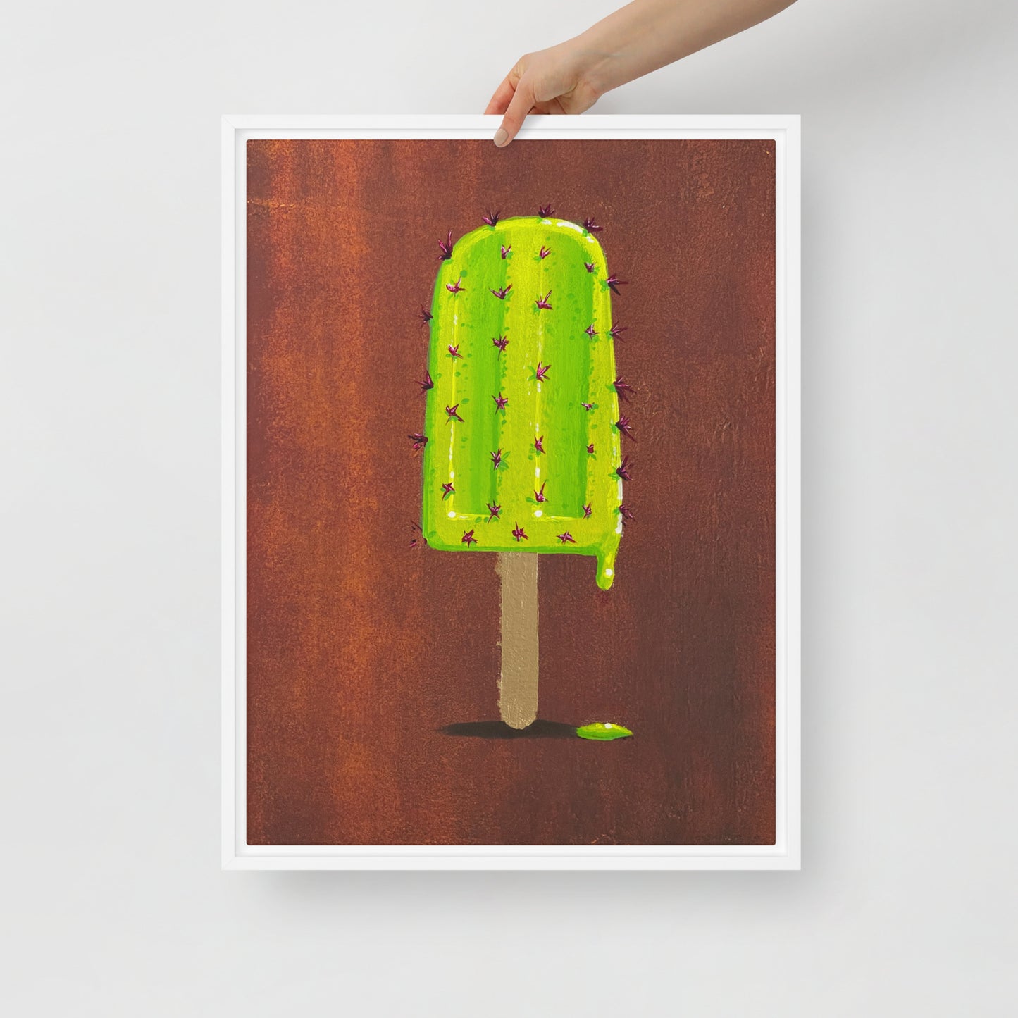 Prickly Pop by Ignacio Garcia | Framed canvas