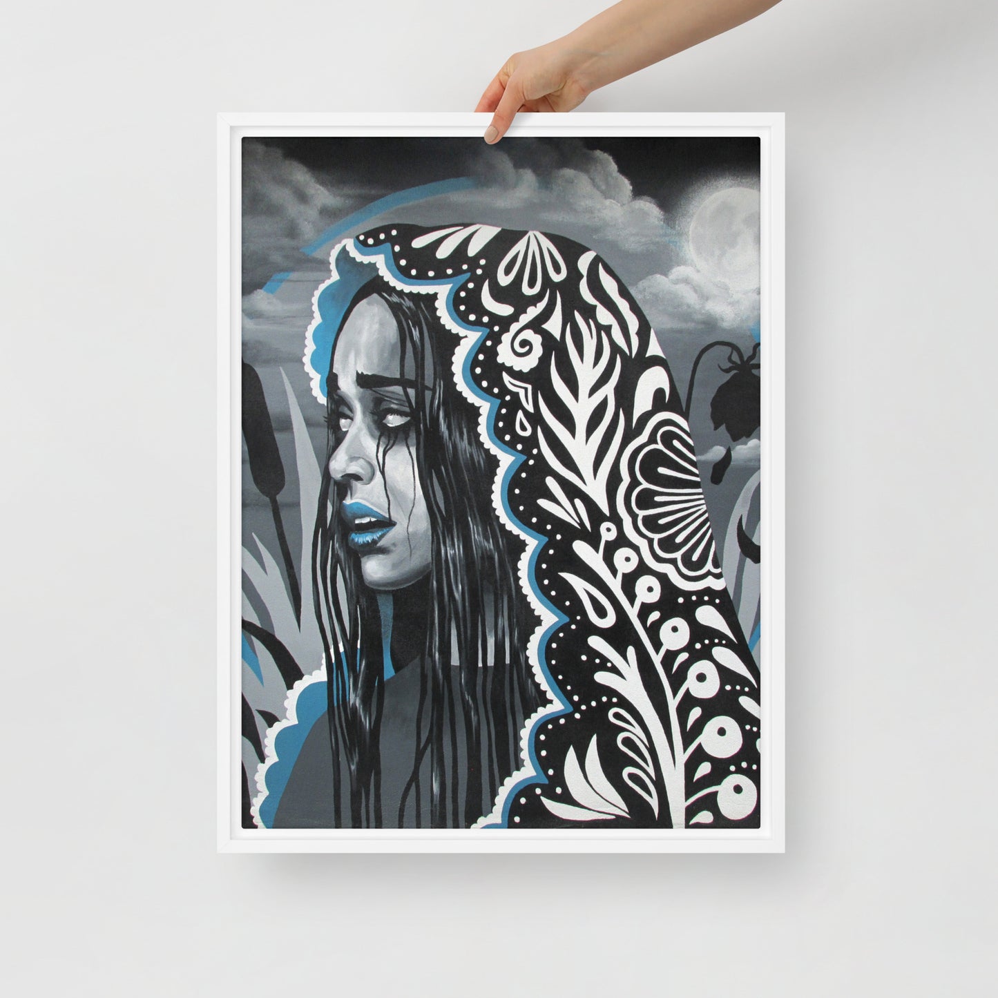 La Llorona by Jessica Gonzales | Framed canvas