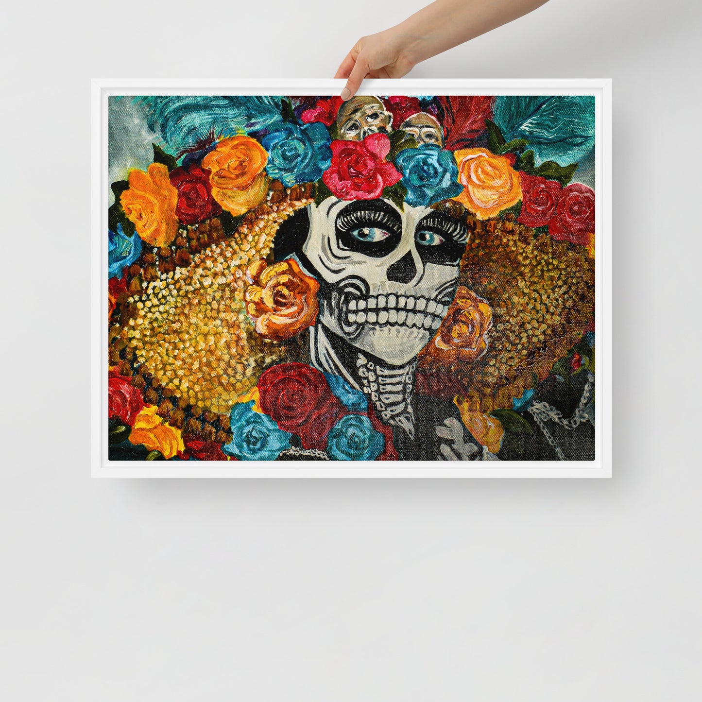 La Catrina by Andrea Rodriguez | Framed canvas