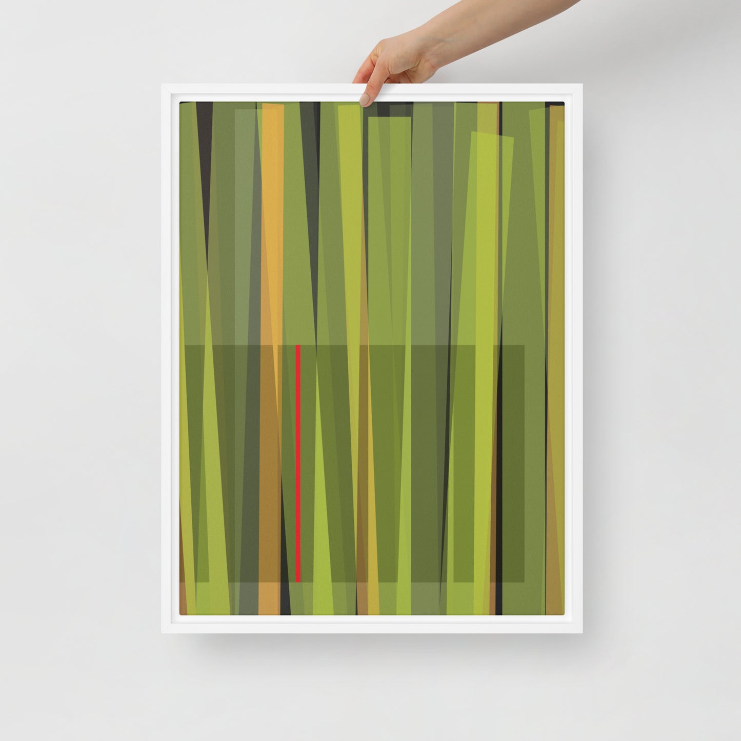 Piano Grass by Damon Leverett | Framed canvas