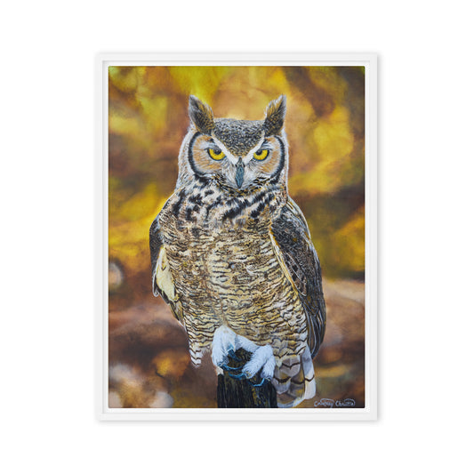 Unamused by Courtney Christie | Framed canvas