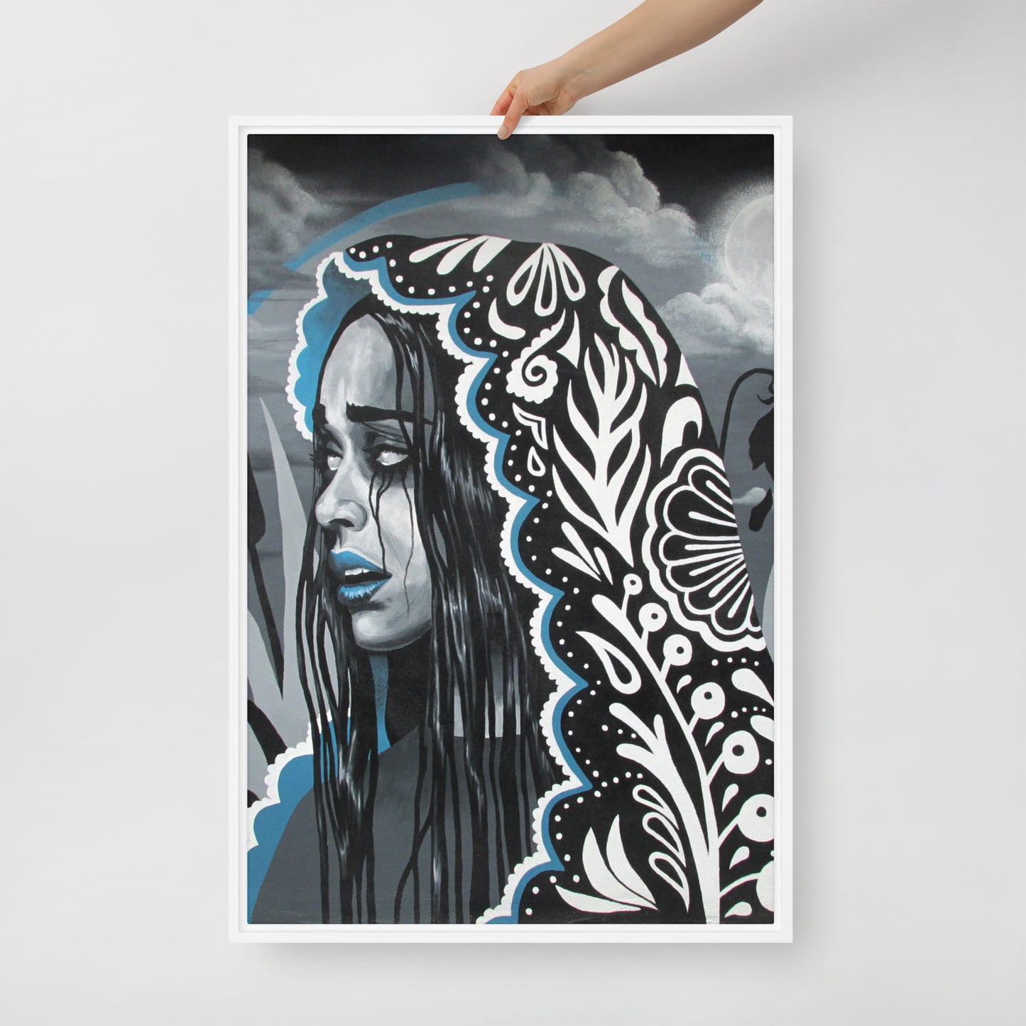 La Llorona by Jessica Gonzales | Framed canvas