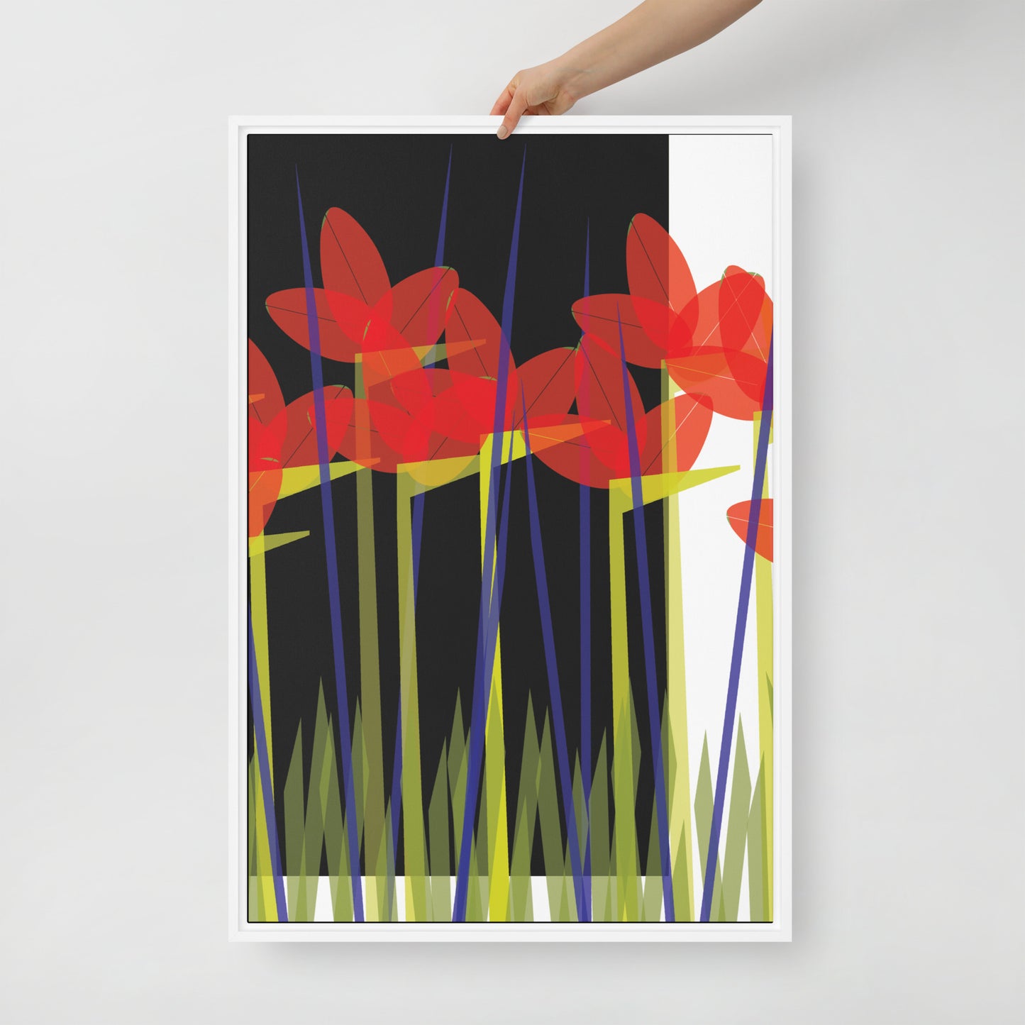 Love Orchids by Damon Leverett | Framed canvas