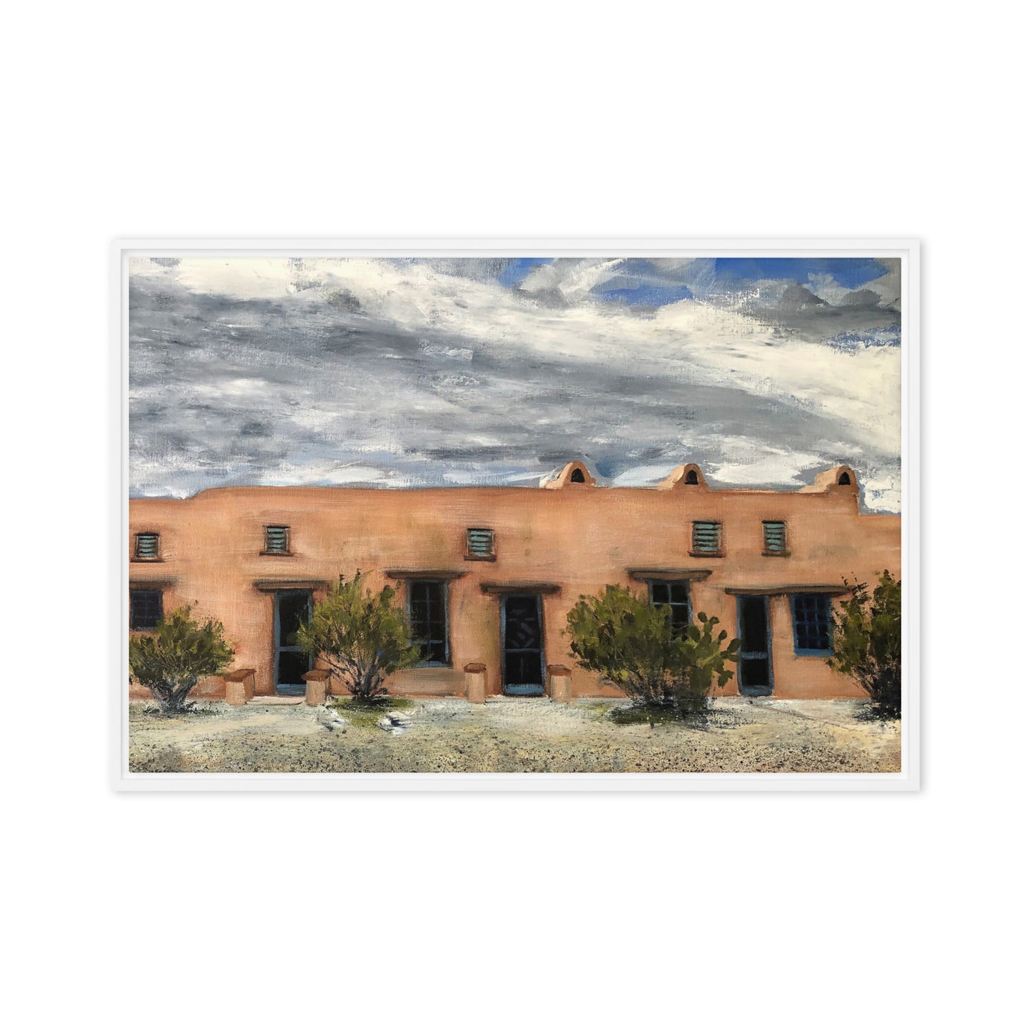 Fort Lowell Commissary, Tucson by Rob Waters | Framed canvas