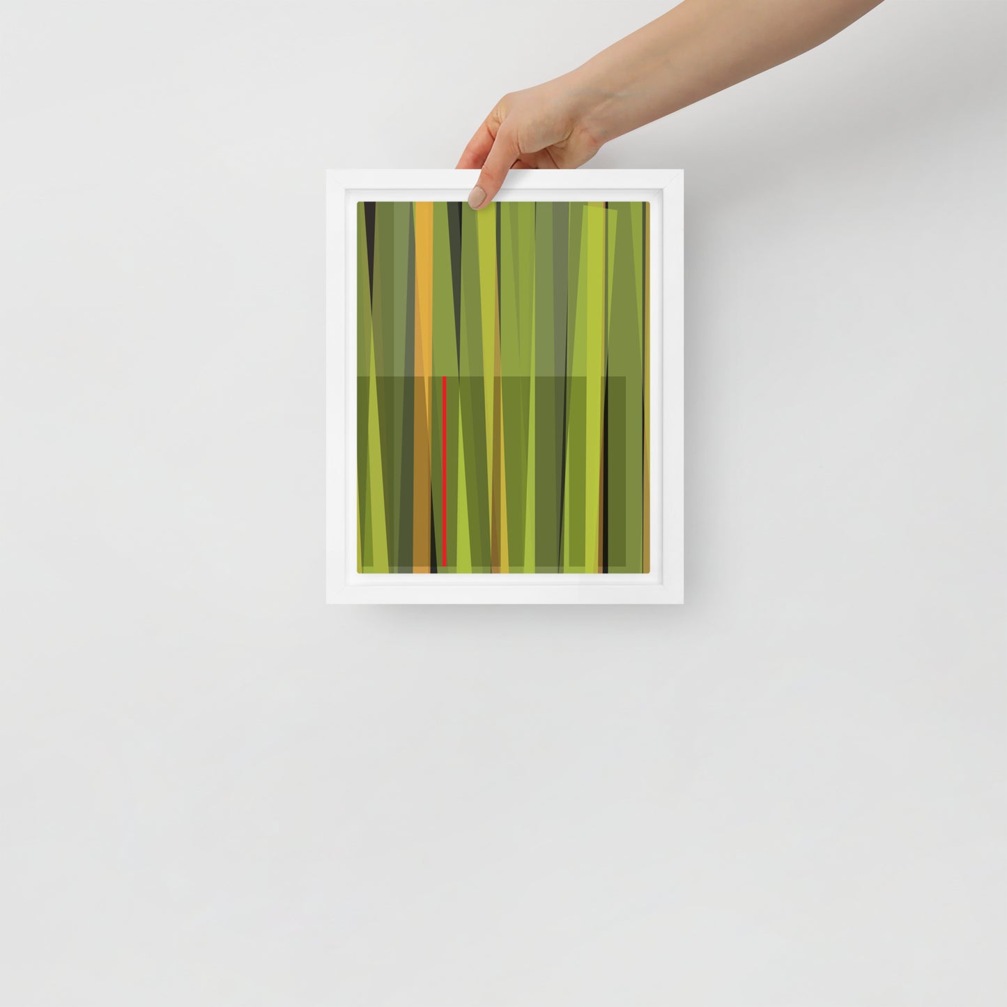 Piano Grass by Damon Leverett | Framed canvas