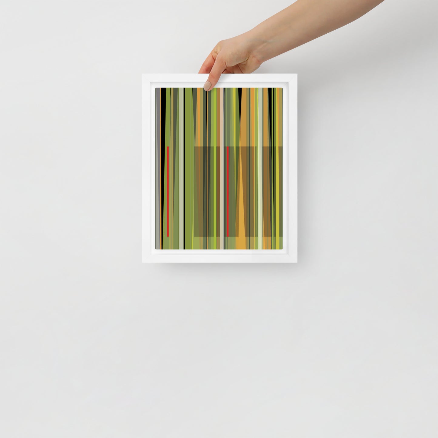 Piano Grass by Damon Leverett | Framed canvas