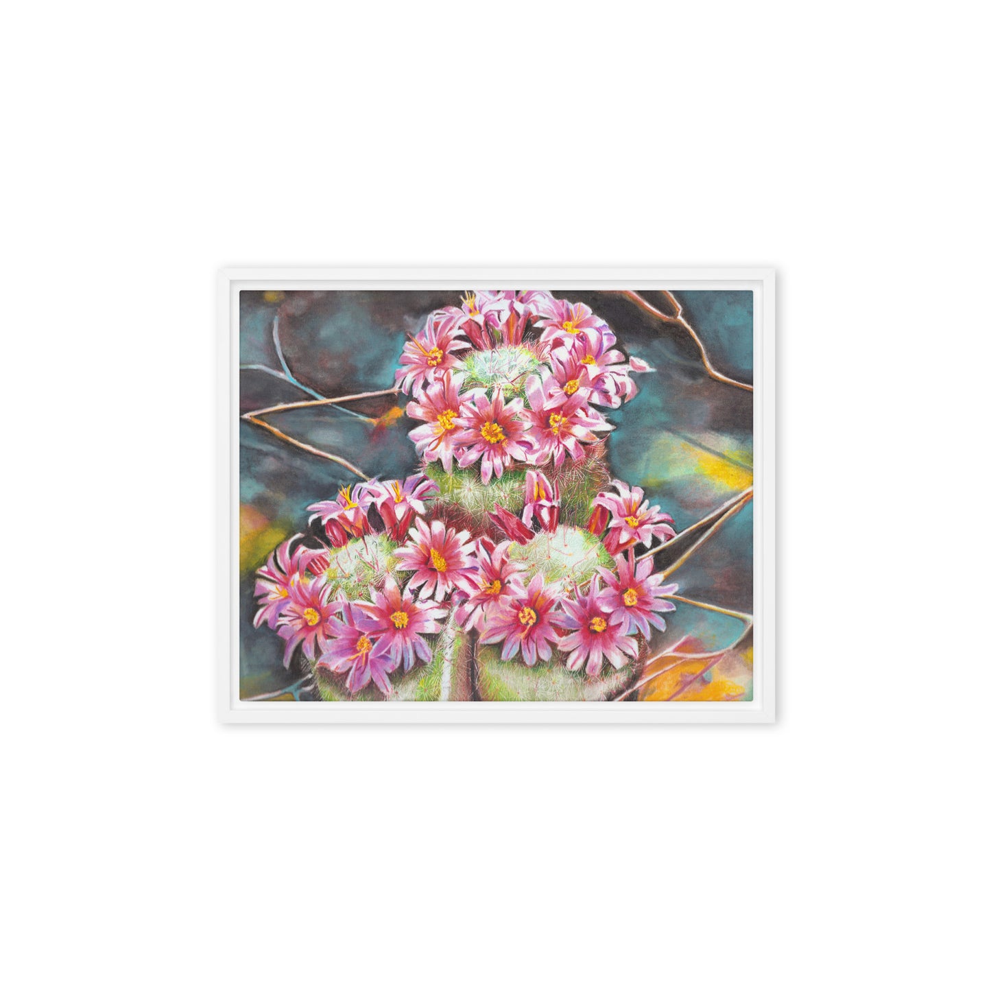 Pin Cushion by Amber Pierson | Framed canvas