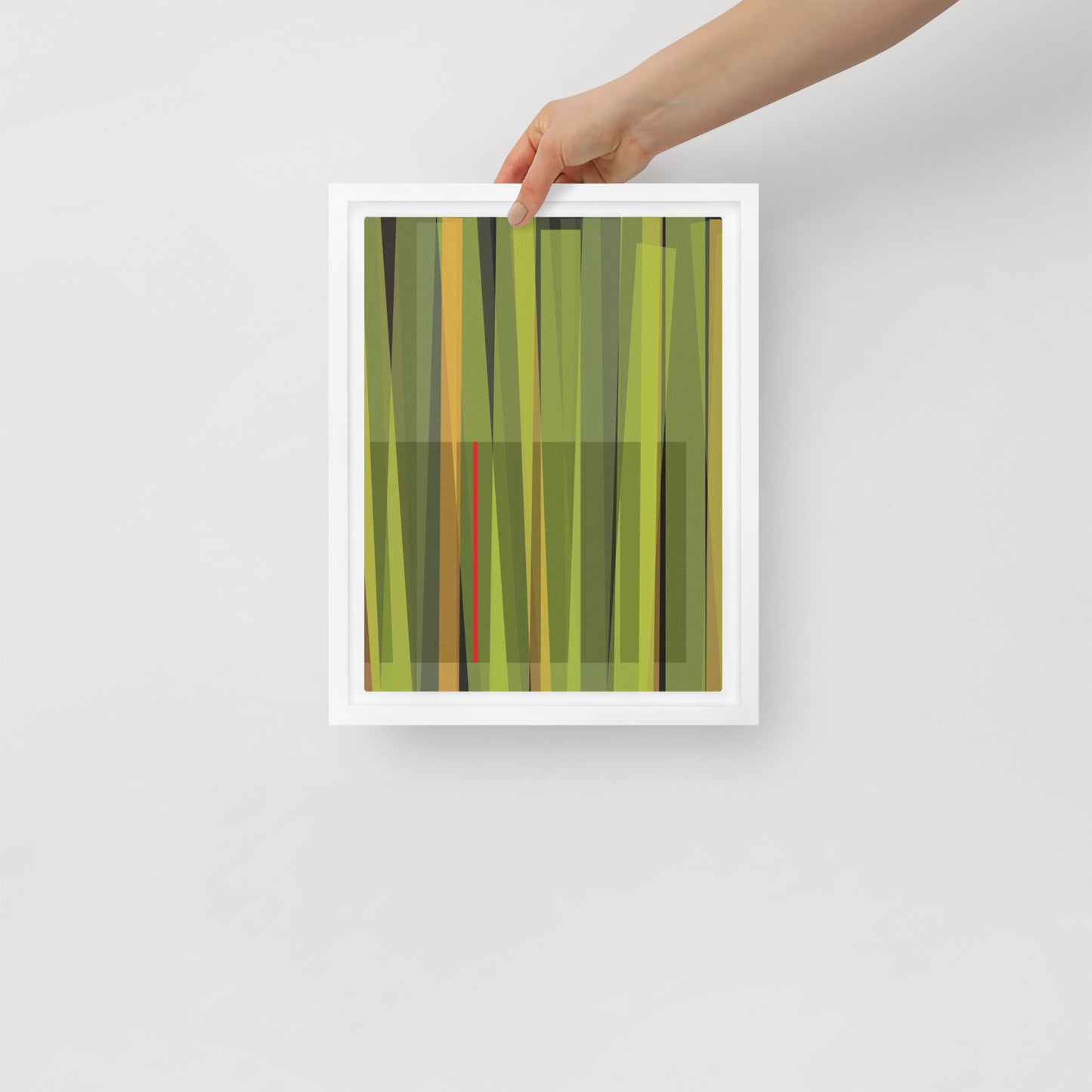 Piano Grass by Damon Leverett | Framed canvas