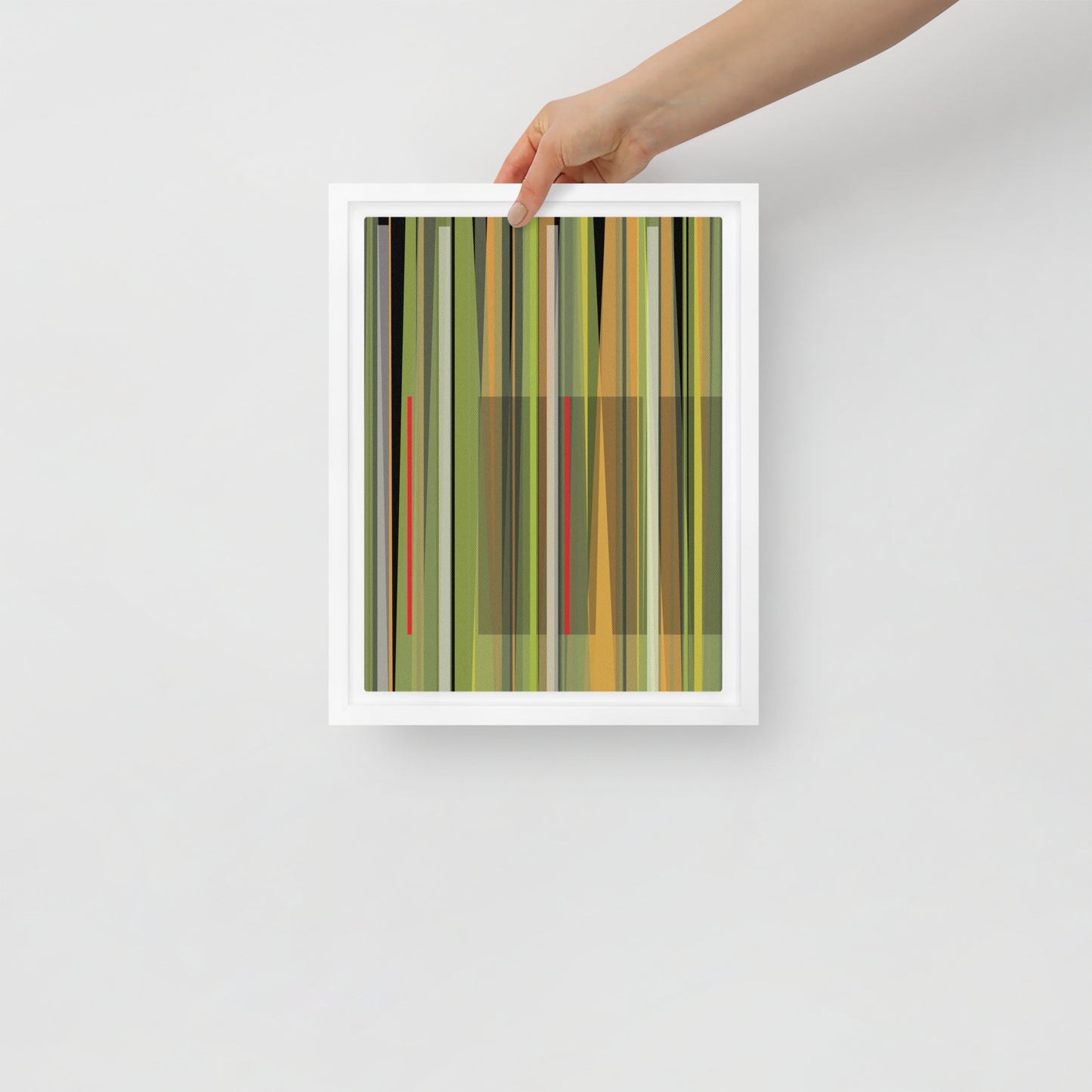 Piano Grass by Damon Leverett | Framed canvas