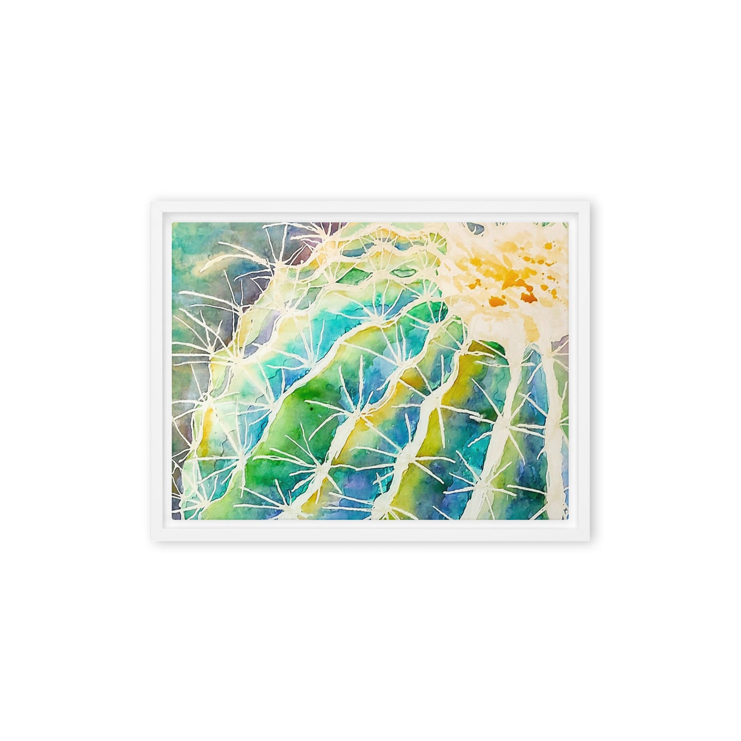 Mutilated Cactus by Lara Somers | Framed canvas