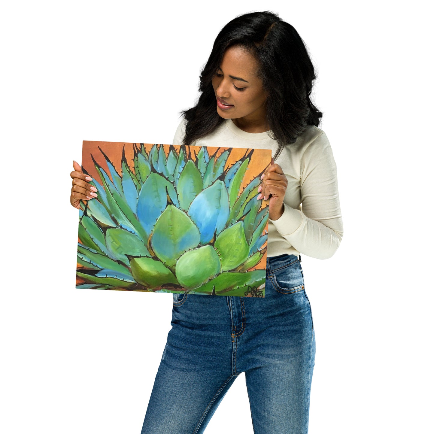 Blue Agave by Andrea Rodriguez | Metal Print