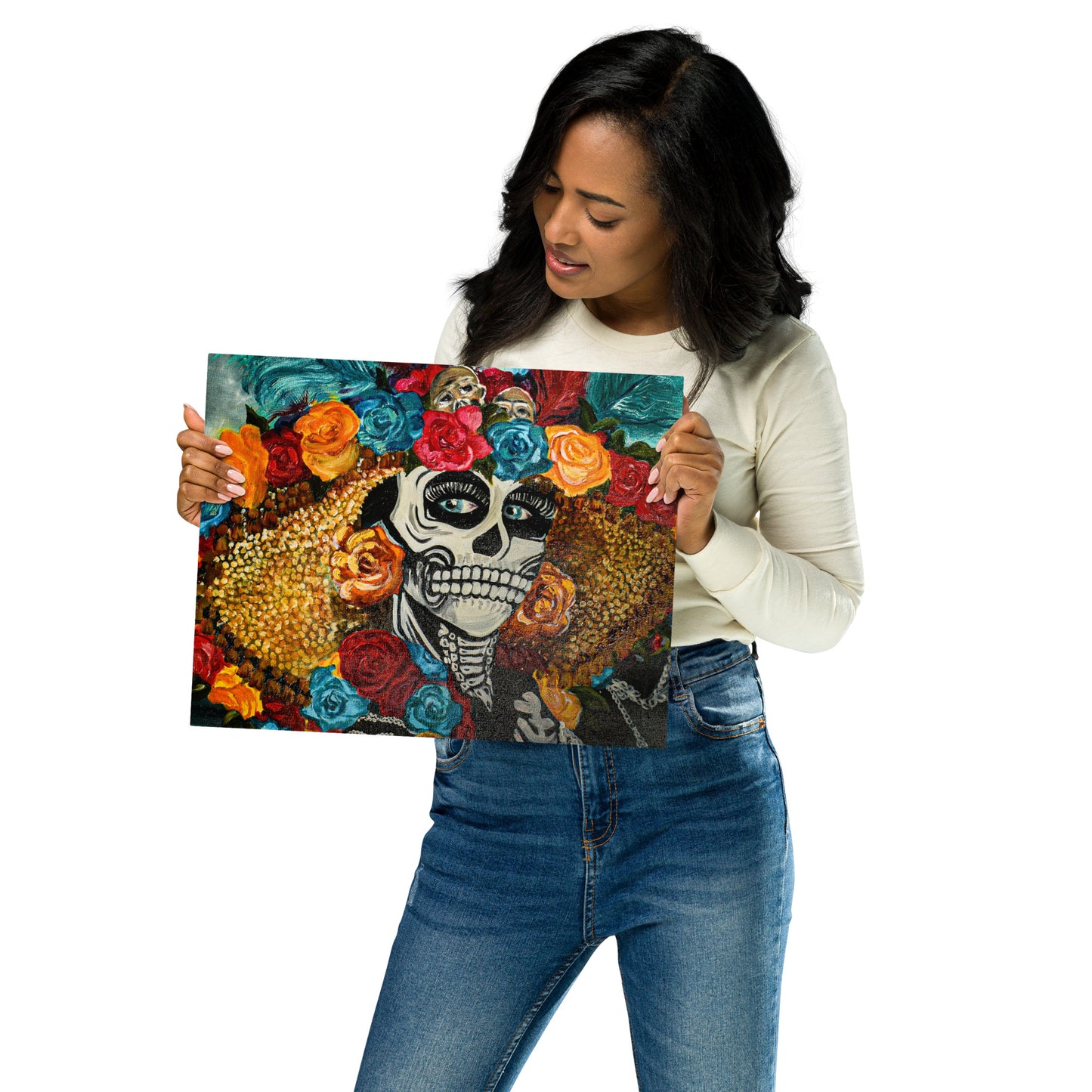 La Catrina by Andrea Rodriguez | Metal prints