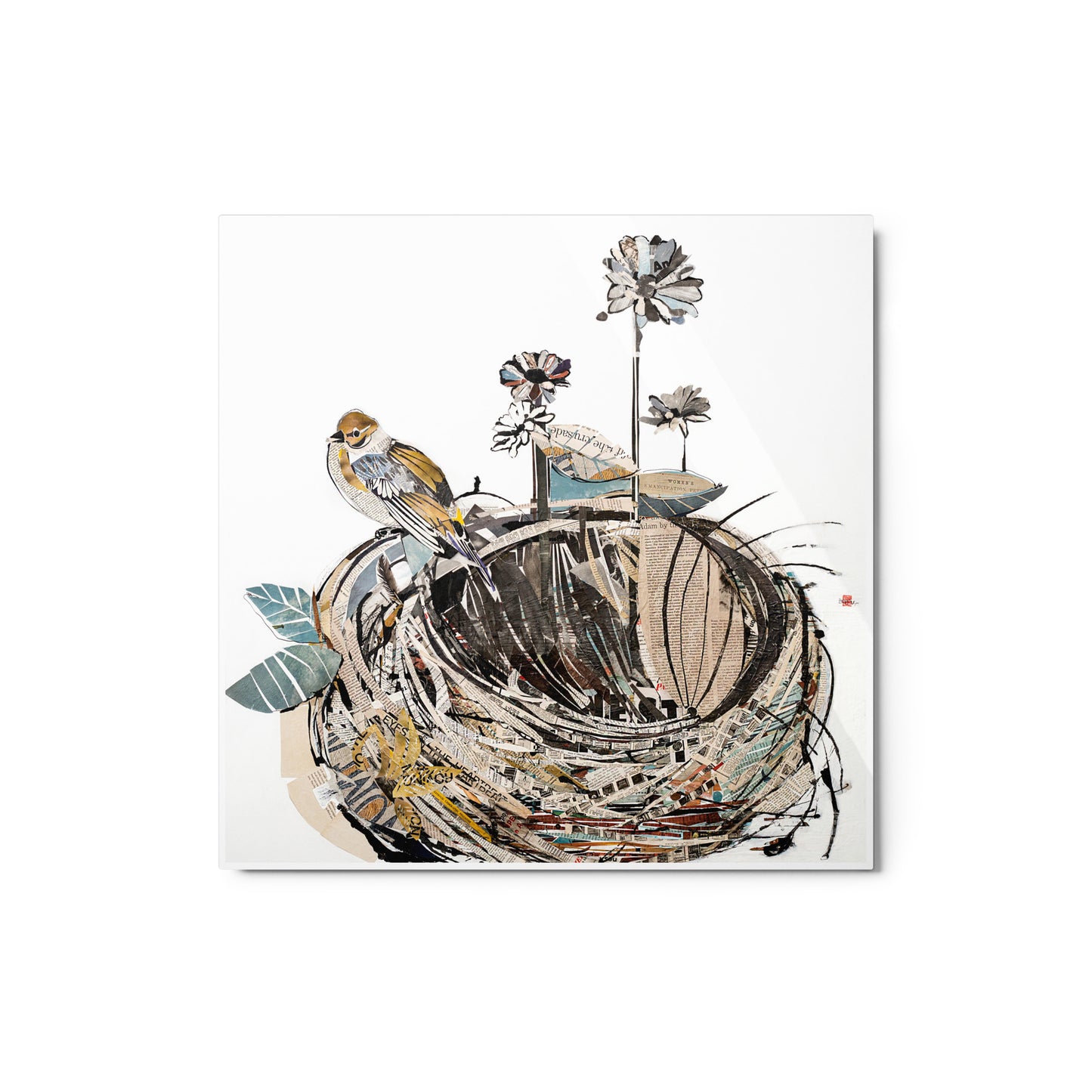 Empty Nest by Amy Bumps | Metal Prints (12x12)