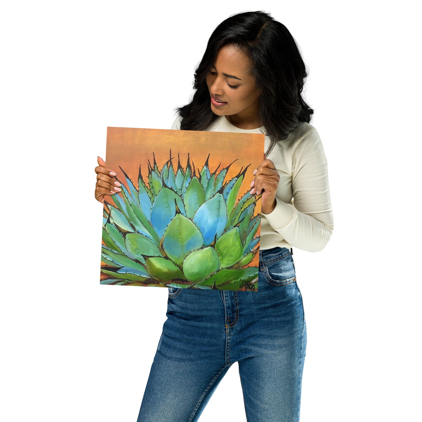 Blue Agave by Andrea Rodriguez | Metal Print