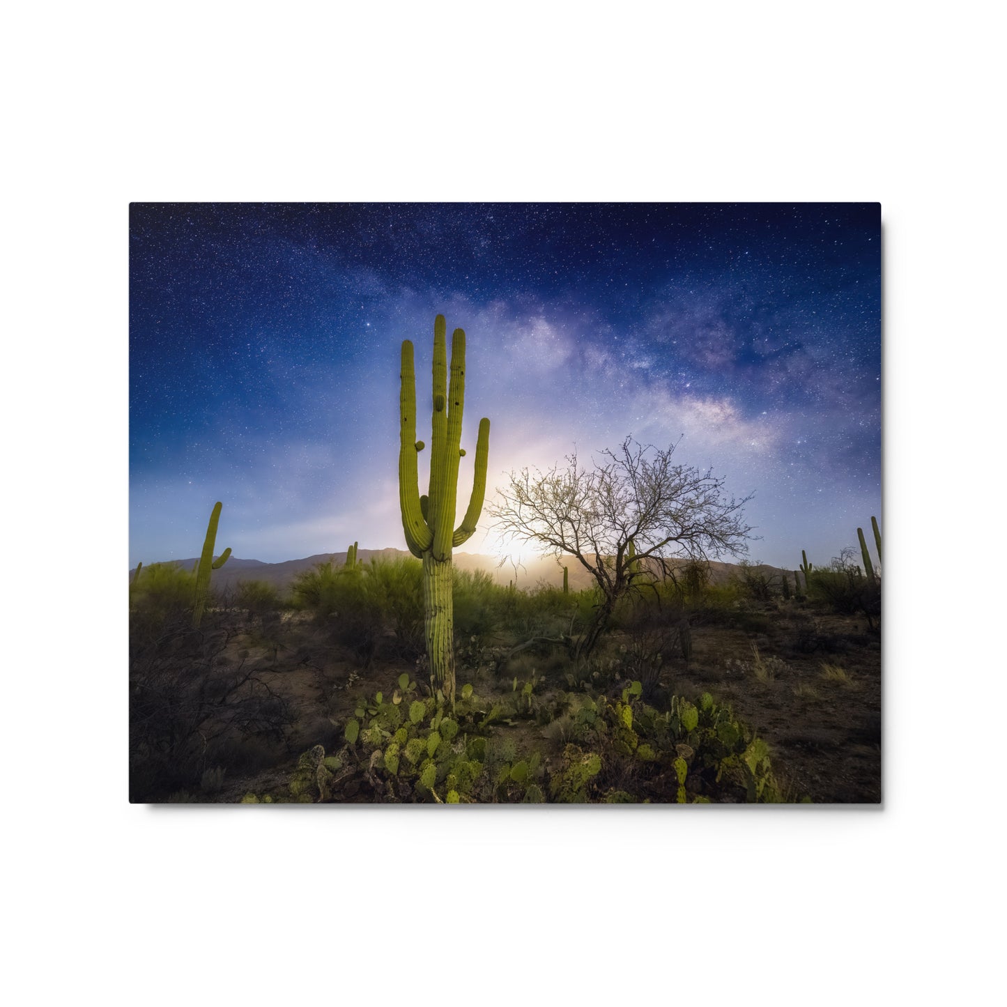 Milkyway Moonrise by Sean Parker Photography | Metal prints