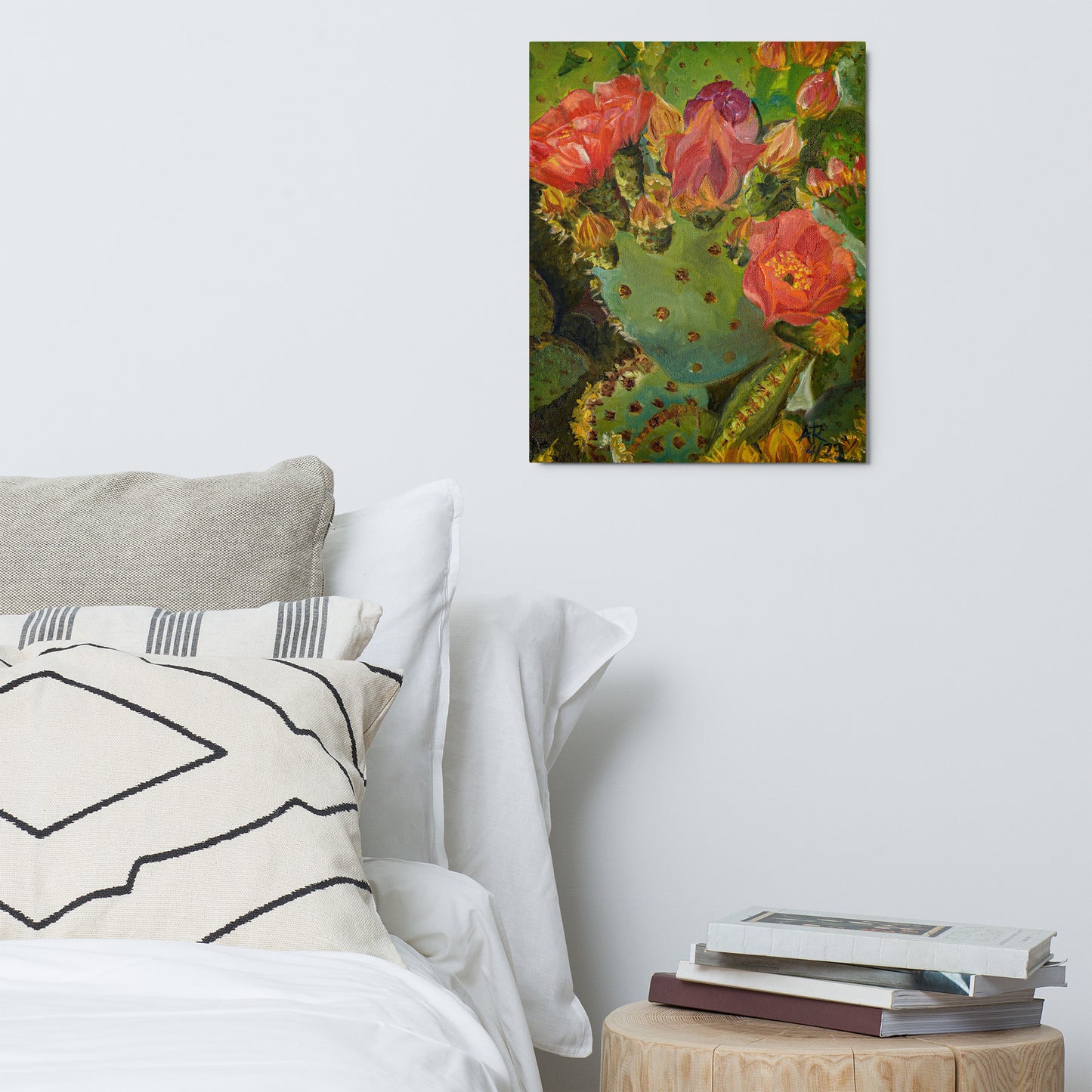 The Blooming Opuntia by Andrea Rodriguez | Metal Prints