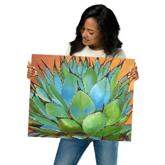 Blue Agave by Andrea Rodriguez | Metal Print