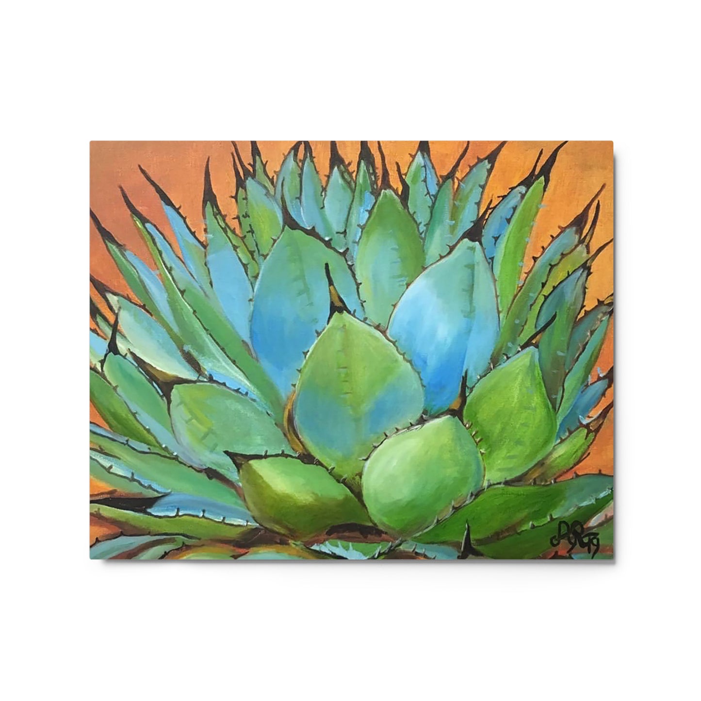 Blue Agave by Andrea Rodriguez | Metal Print