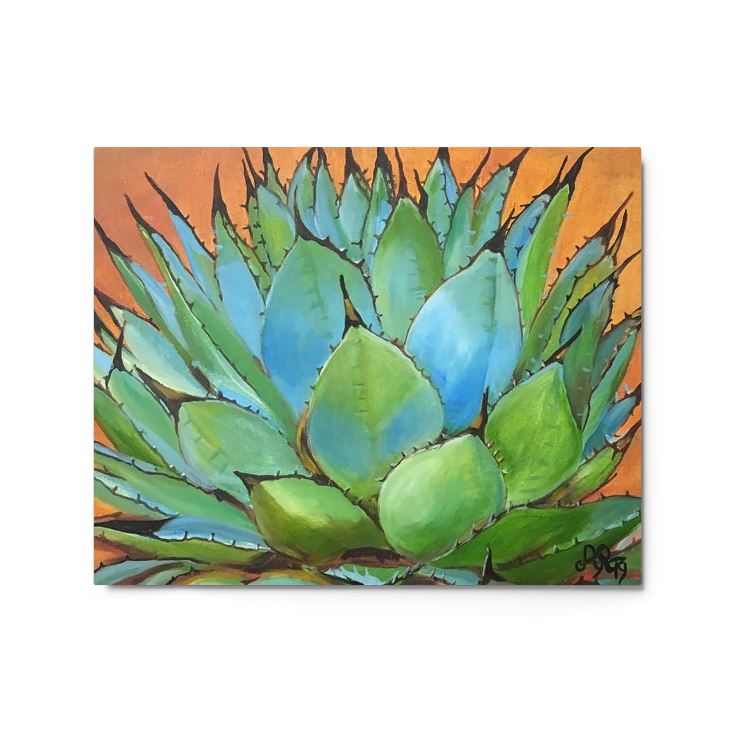 Blue Agave by Andrea Rodriguez | Metal Print