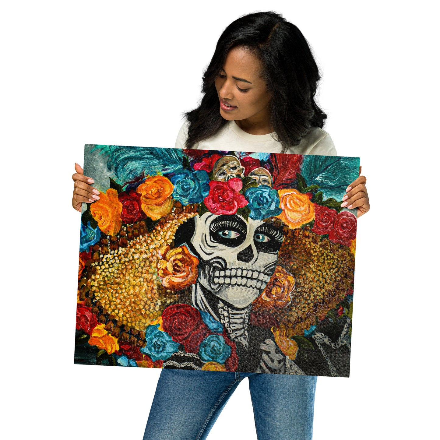 La Catrina by Andrea Rodriguez | Metal prints