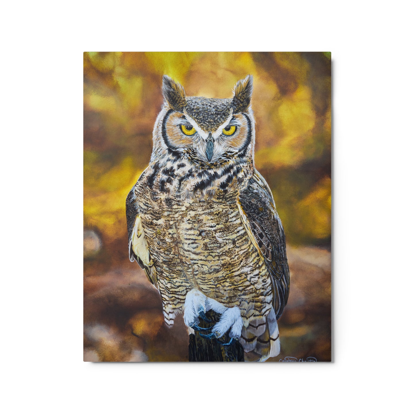 Unamused by Courtney Christie | Metal prints