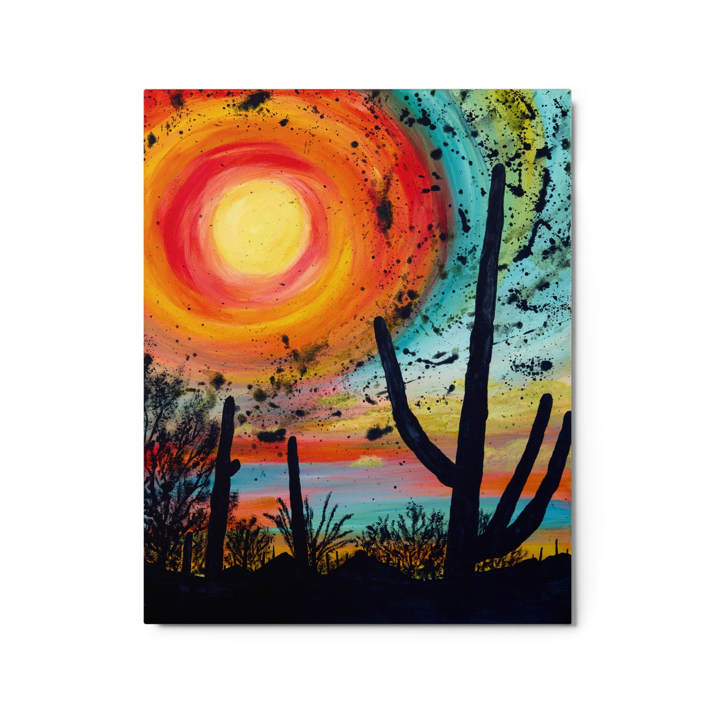 Saguaro Sun by Courtney Christie | Metal prints