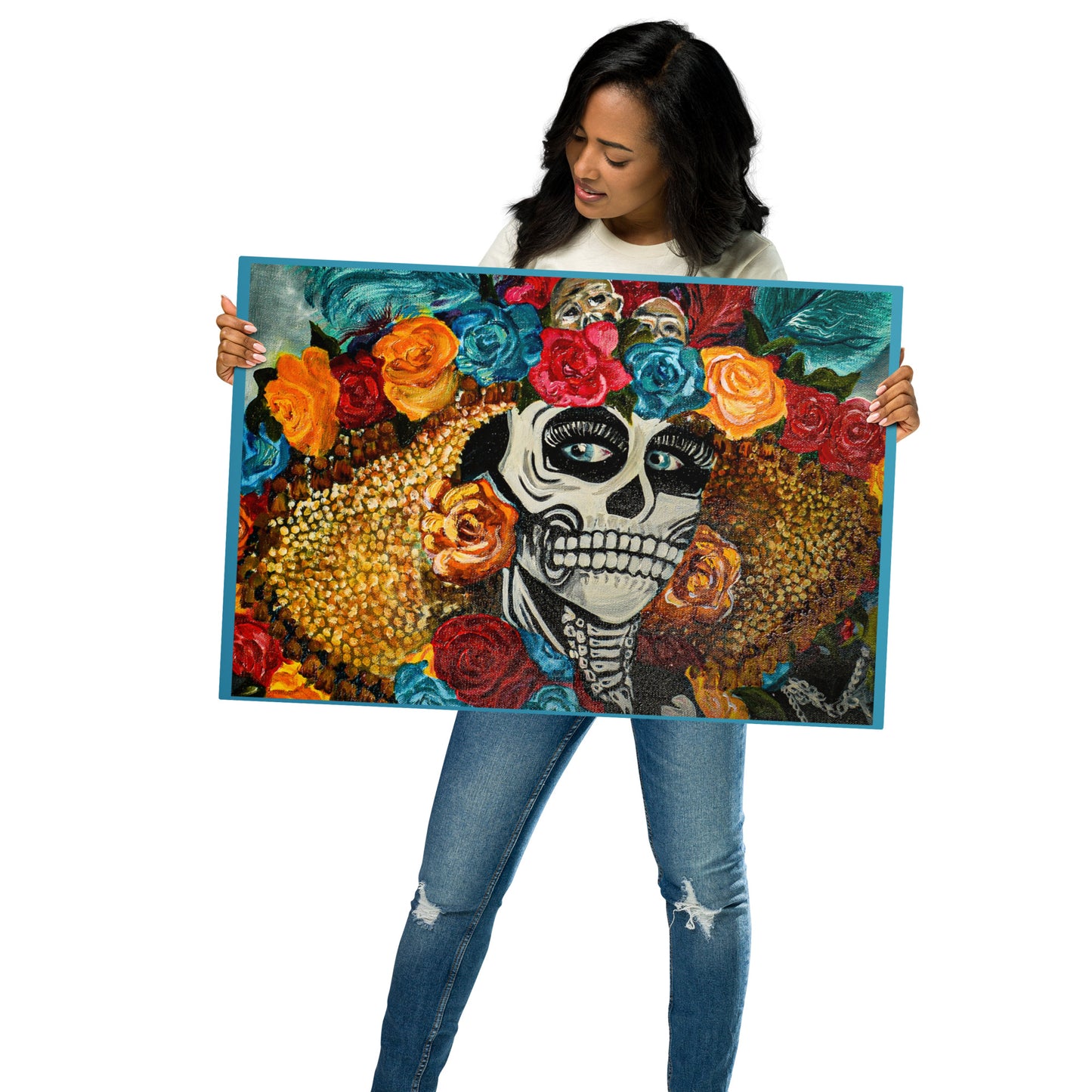 La Catrina by Andrea Rodriguez | Metal prints