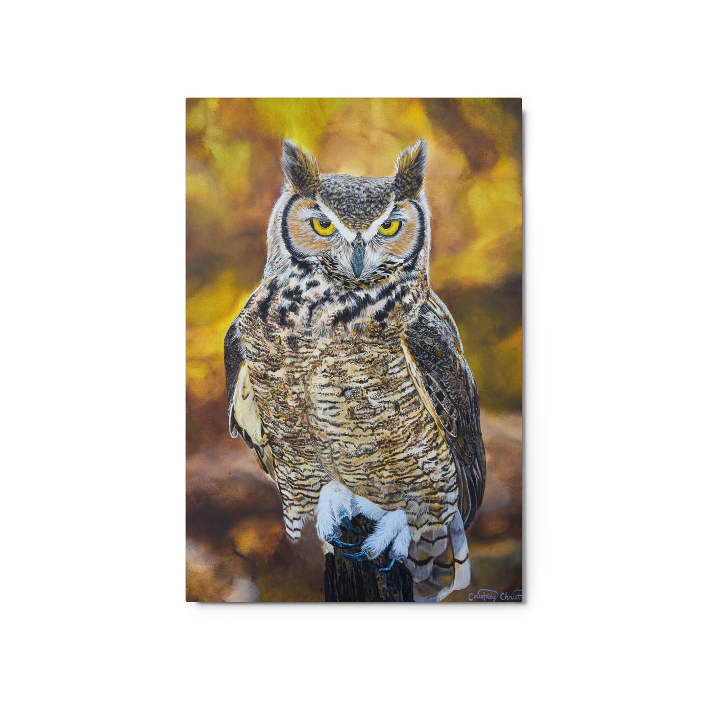 Unamused by Courtney Christie | Metal prints