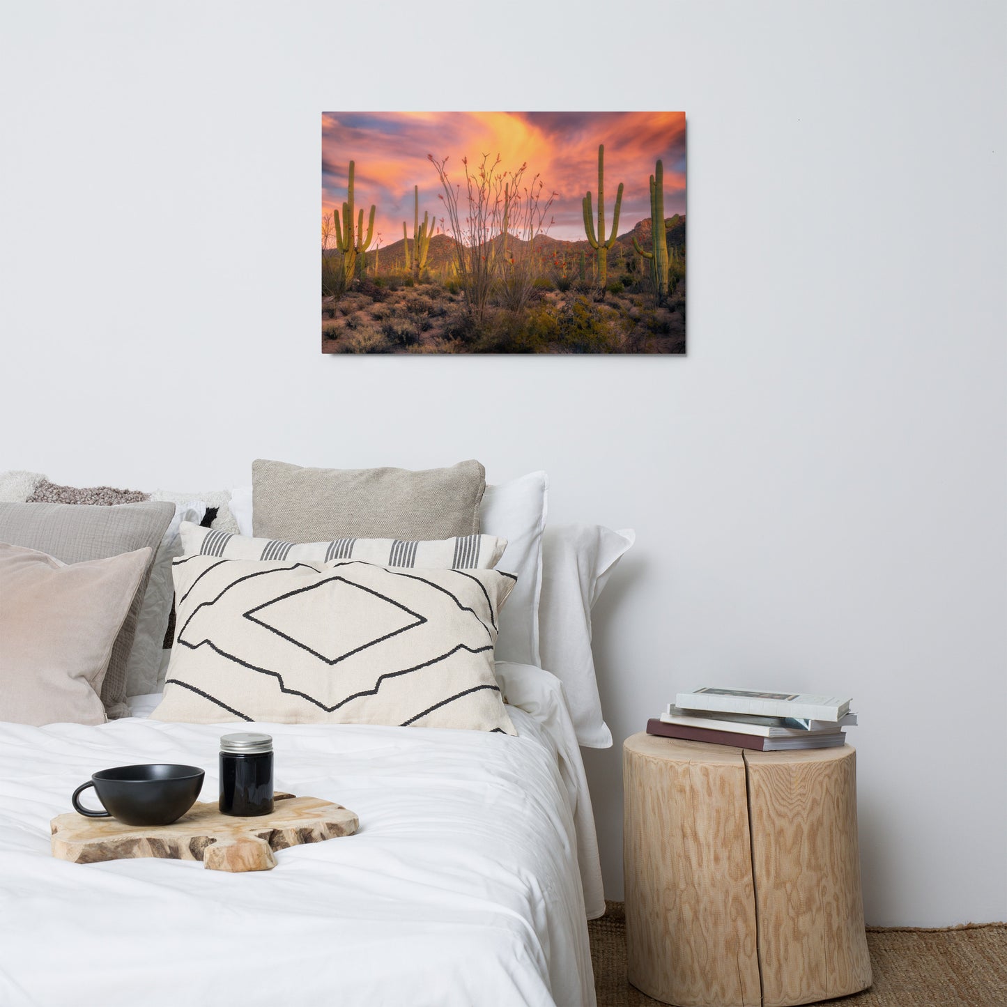 Tucson Mountain Park Sunset by Sean Parker Photography | Metal prints