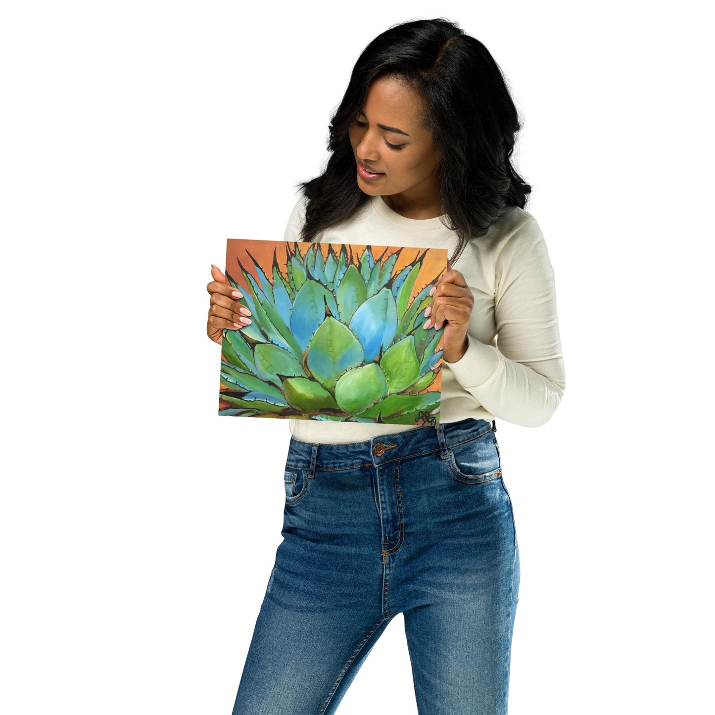 Blue Agave by Andrea Rodriguez | Metal Print