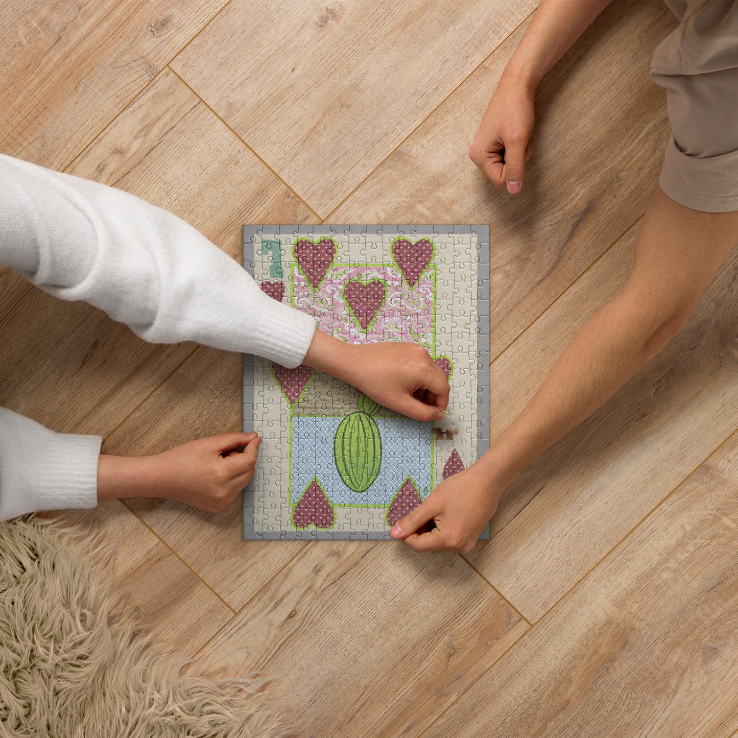 Seven of Hearts by Suzanne Villella | Jigsaw puzzle