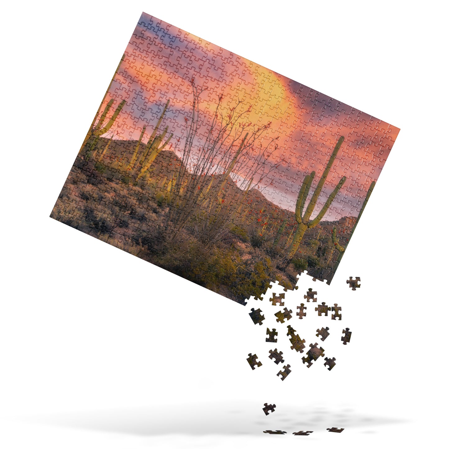 Tucson Mountain Park Sunset by Sean Parker Photography | Jigsaw puzzle